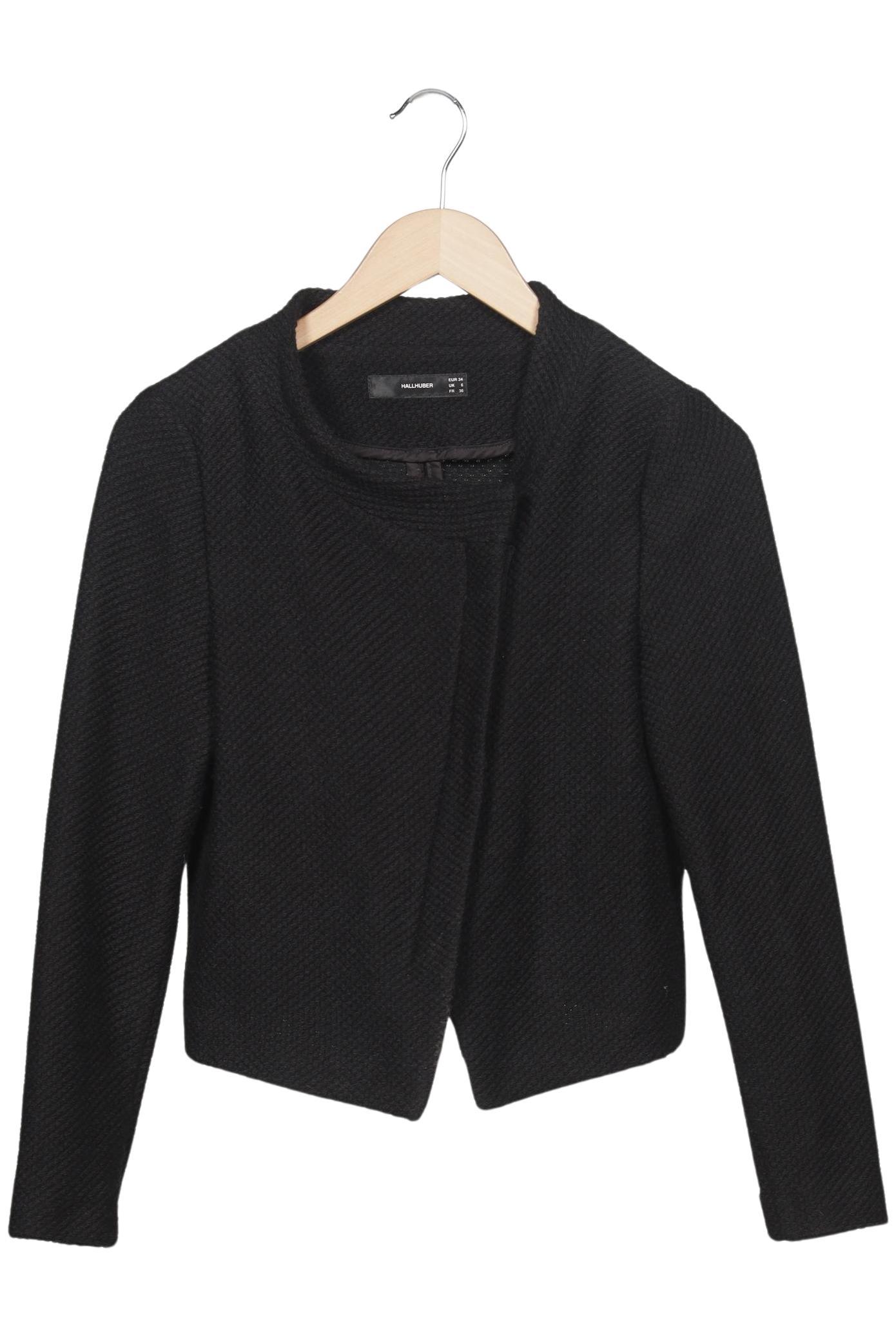 

Hallhuber Damen Jacke, schwarz, Gr. 34