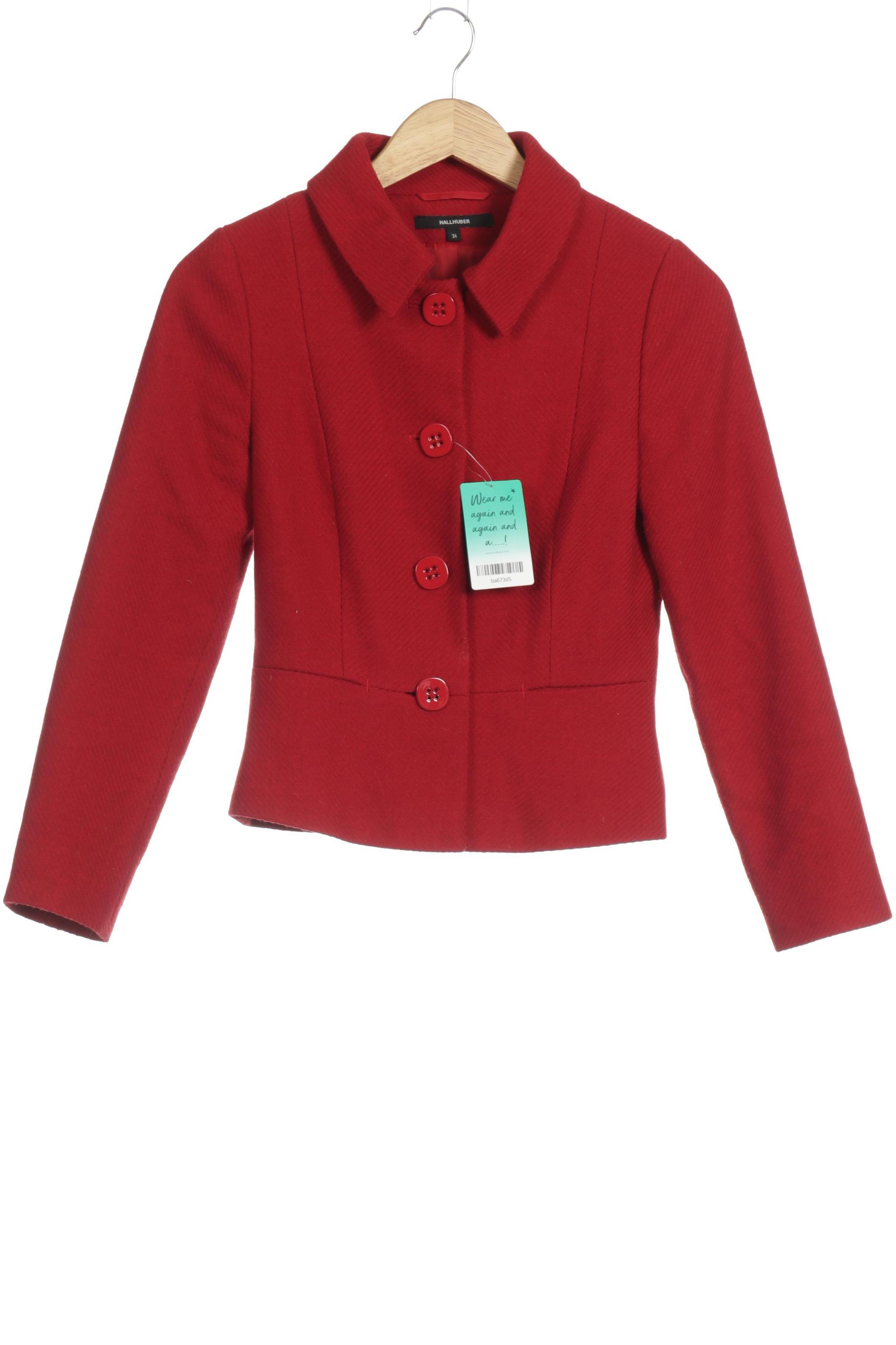 

Hallhuber Damen Jacke, rot, Gr. 34