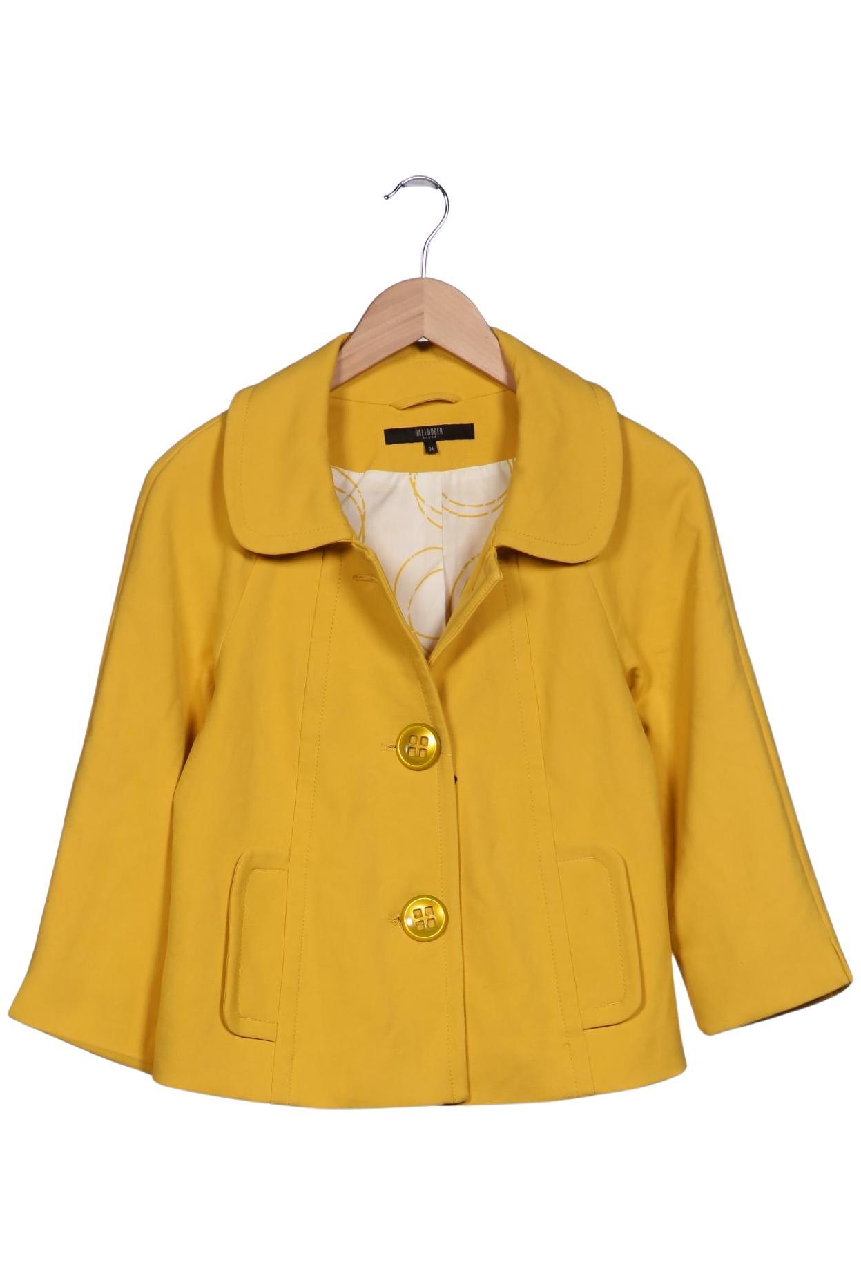 

Hallhuber Damen Jacke, gelb, Gr. 34