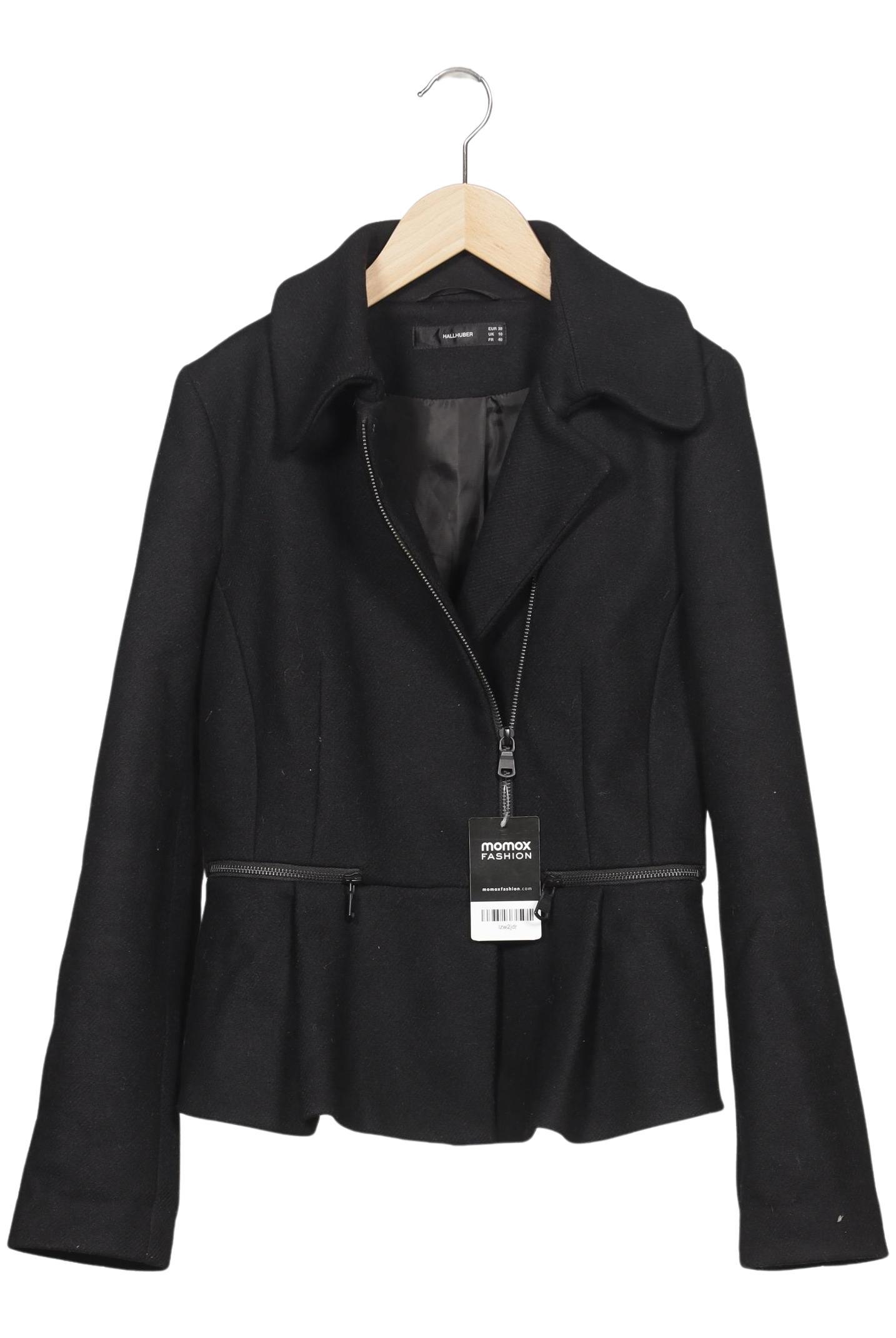 

Hallhuber Damen Jacke, schwarz, Gr. 38