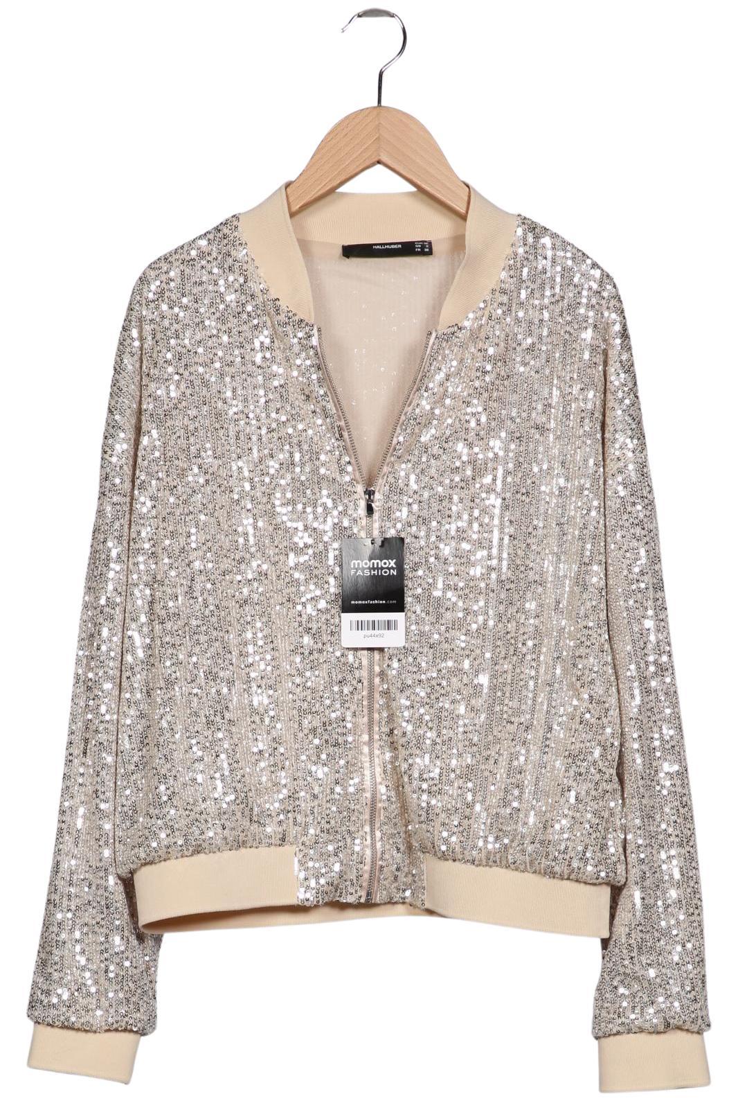 

Hallhuber Damen Jacke, silber, Gr. 36