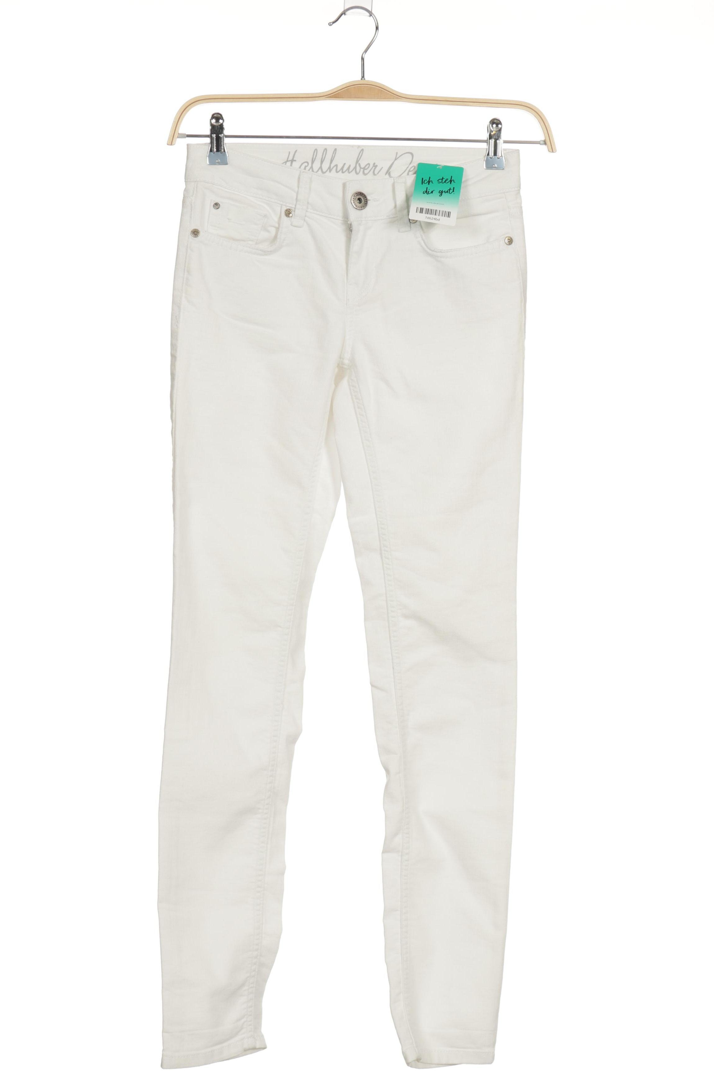 

Hallhuber Damen Jeans, weiß, Gr. 34