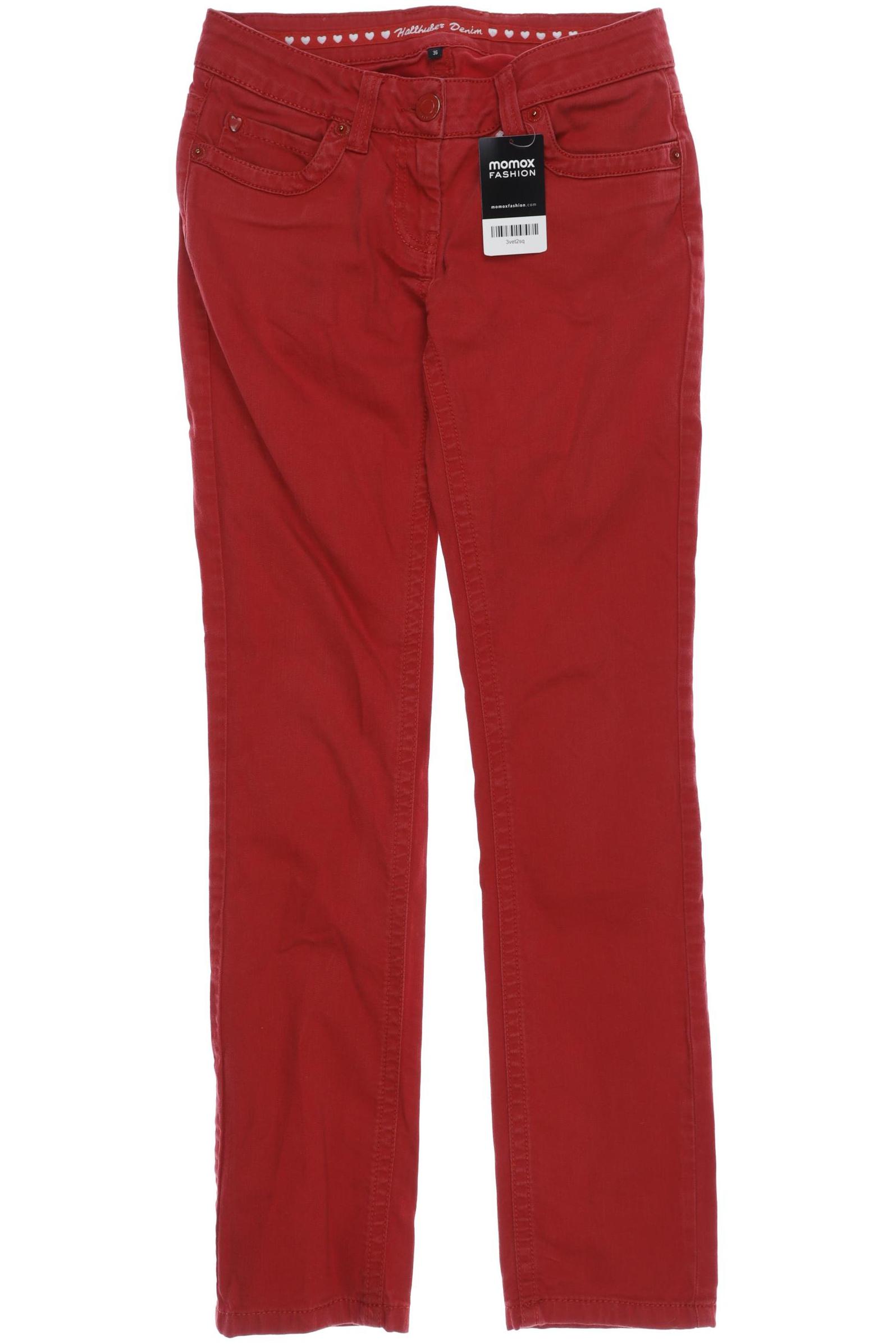 

Hallhuber Damen Jeans, rot, Gr. 36