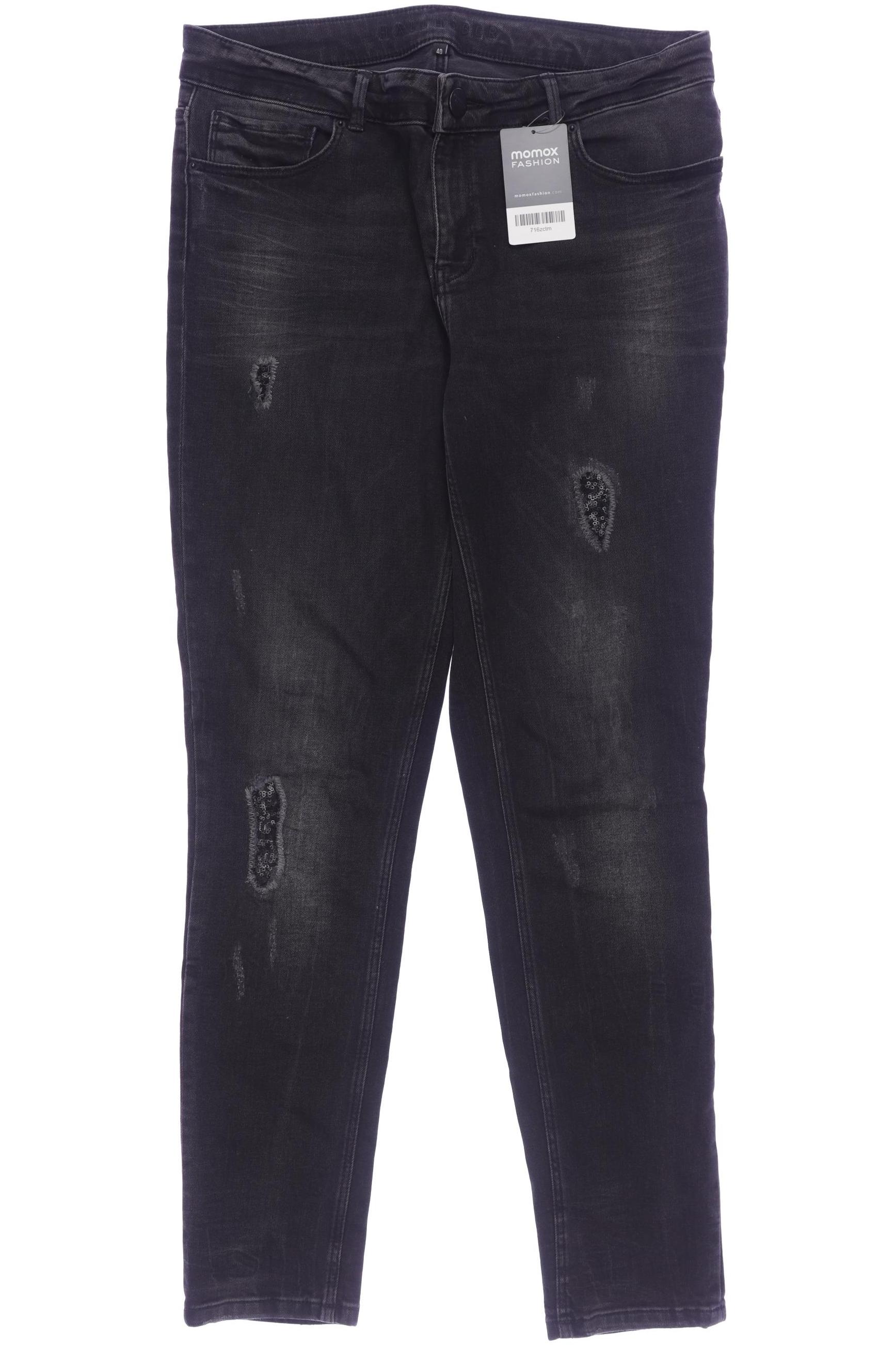 

Hallhuber Damen Jeans, schwarz, Gr. 40
