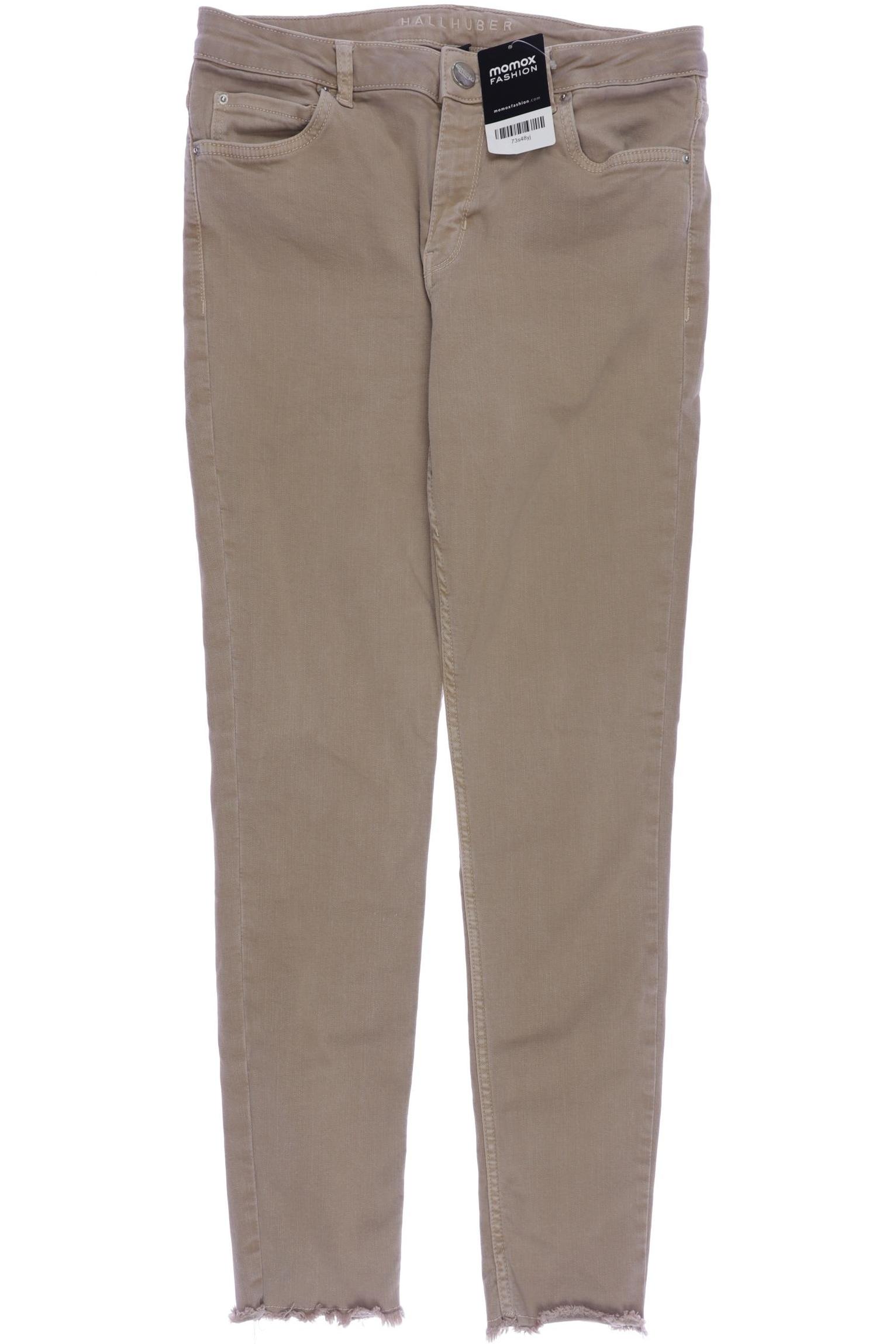 

Hallhuber Damen Jeans, beige, Gr. 40