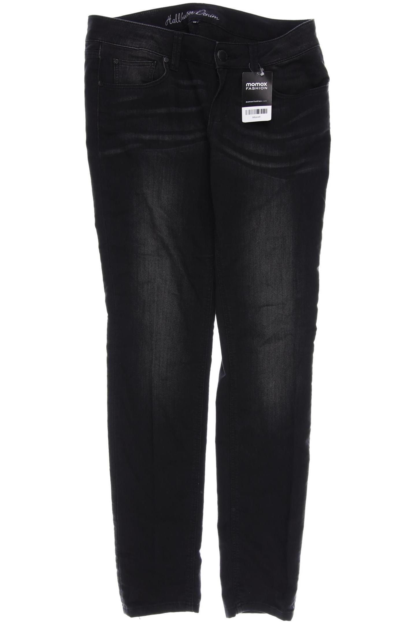 

Hallhuber Damen Jeans, schwarz