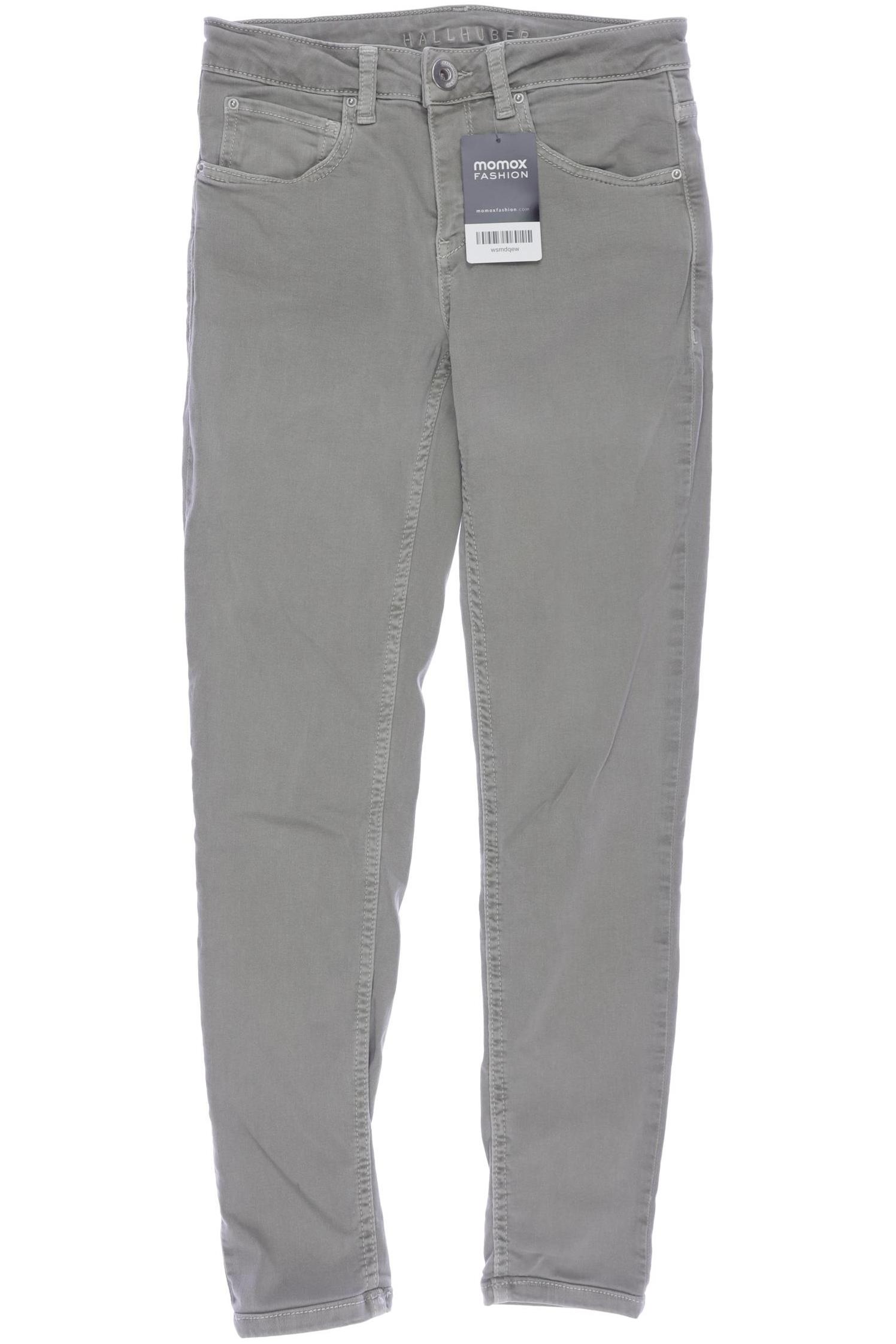 Thumbnail - Hallhuber Damen Jeans, hellgrün, Gr. 34
