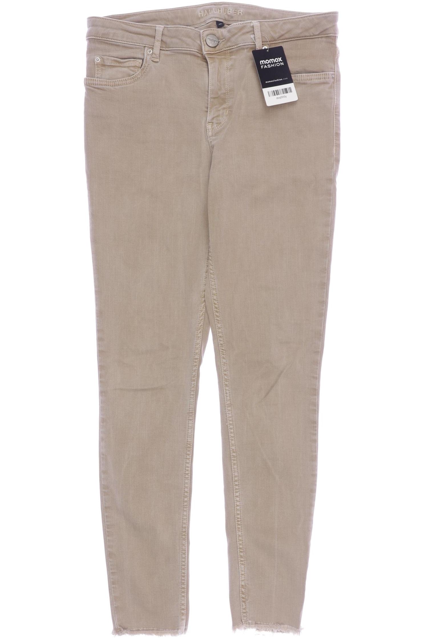 

Hallhuber Damen Jeans, beige, Gr. 38