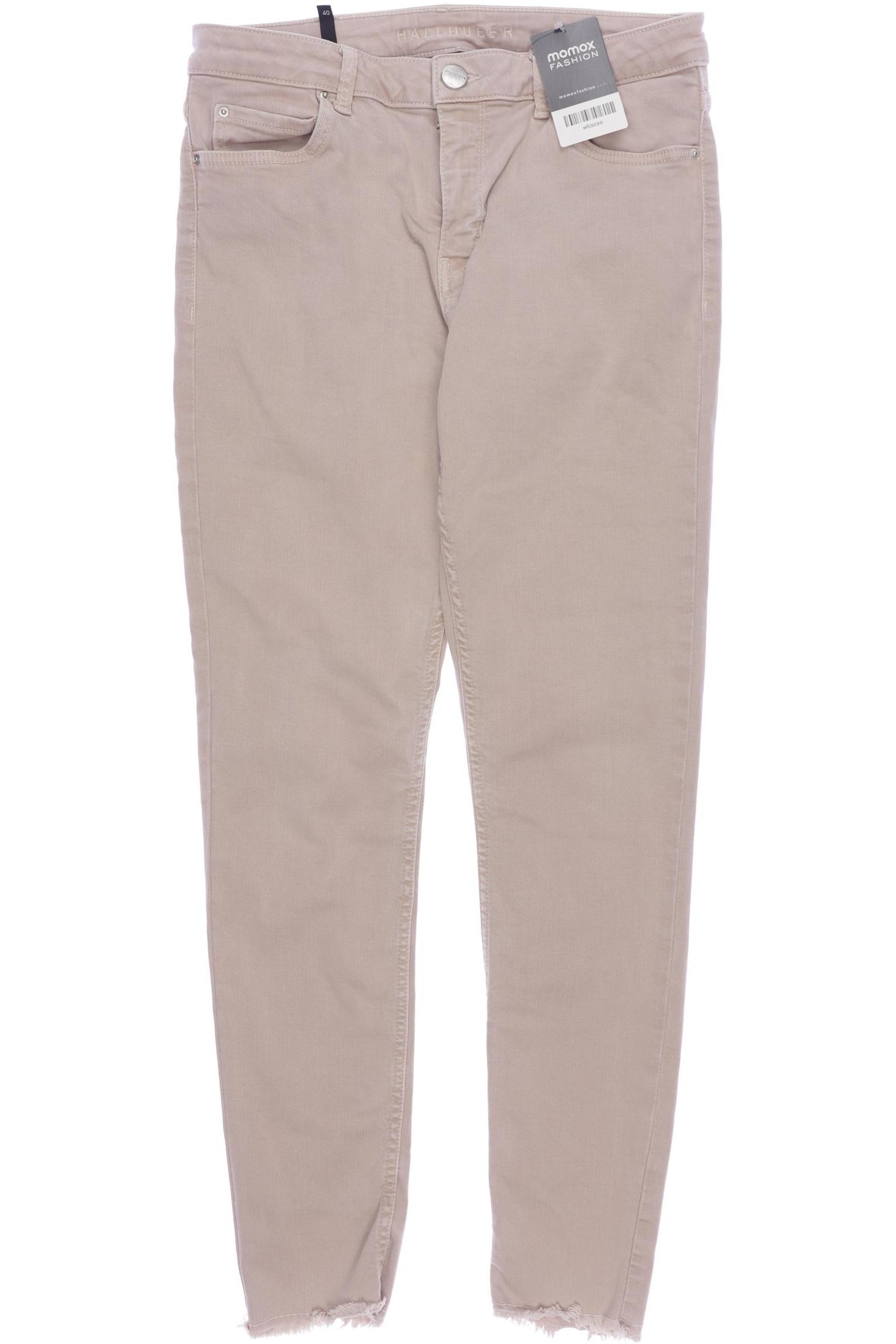 

Hallhuber Damen Jeans, beige, Gr. 40