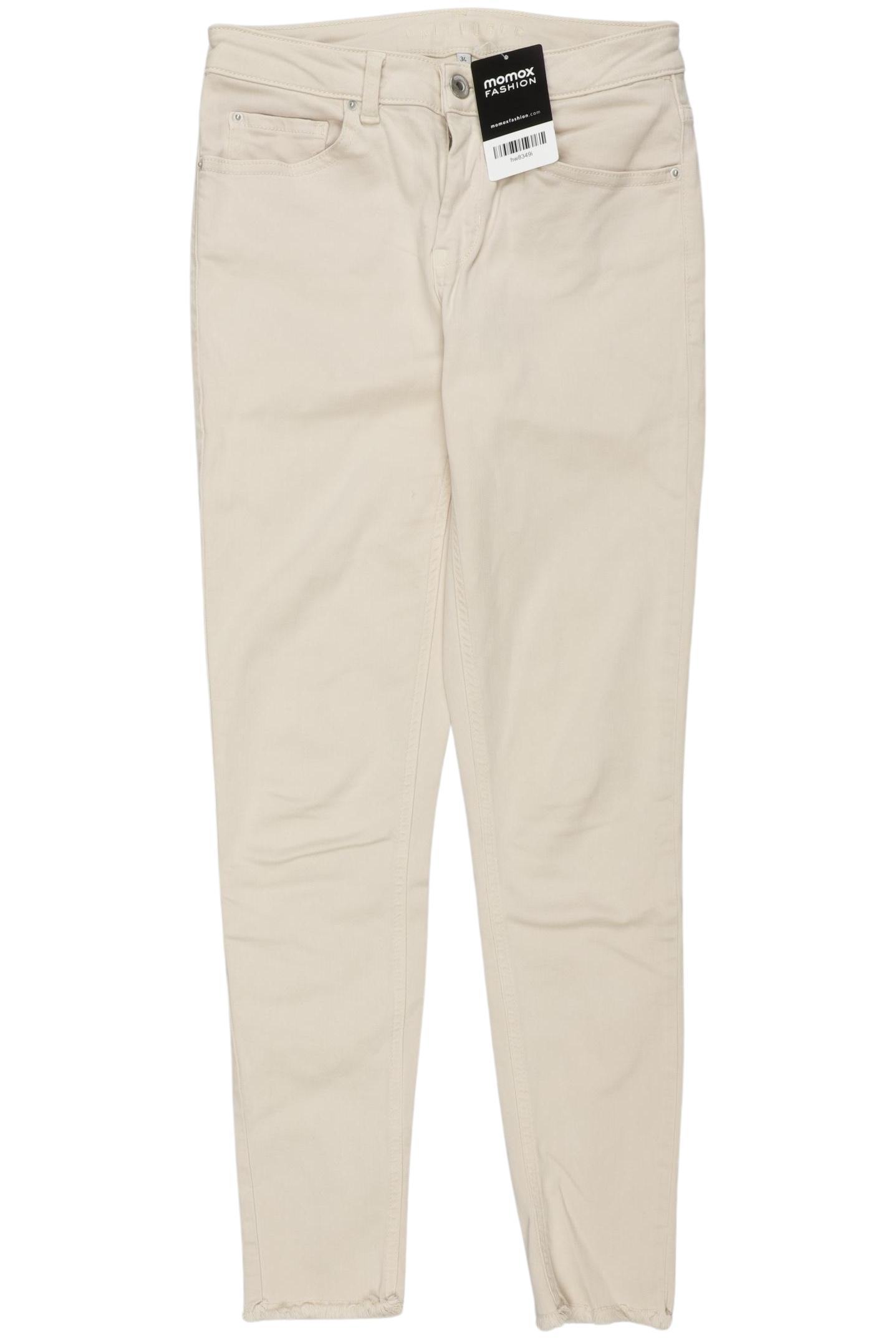 

Hallhuber Damen Jeans, beige, Gr. 34