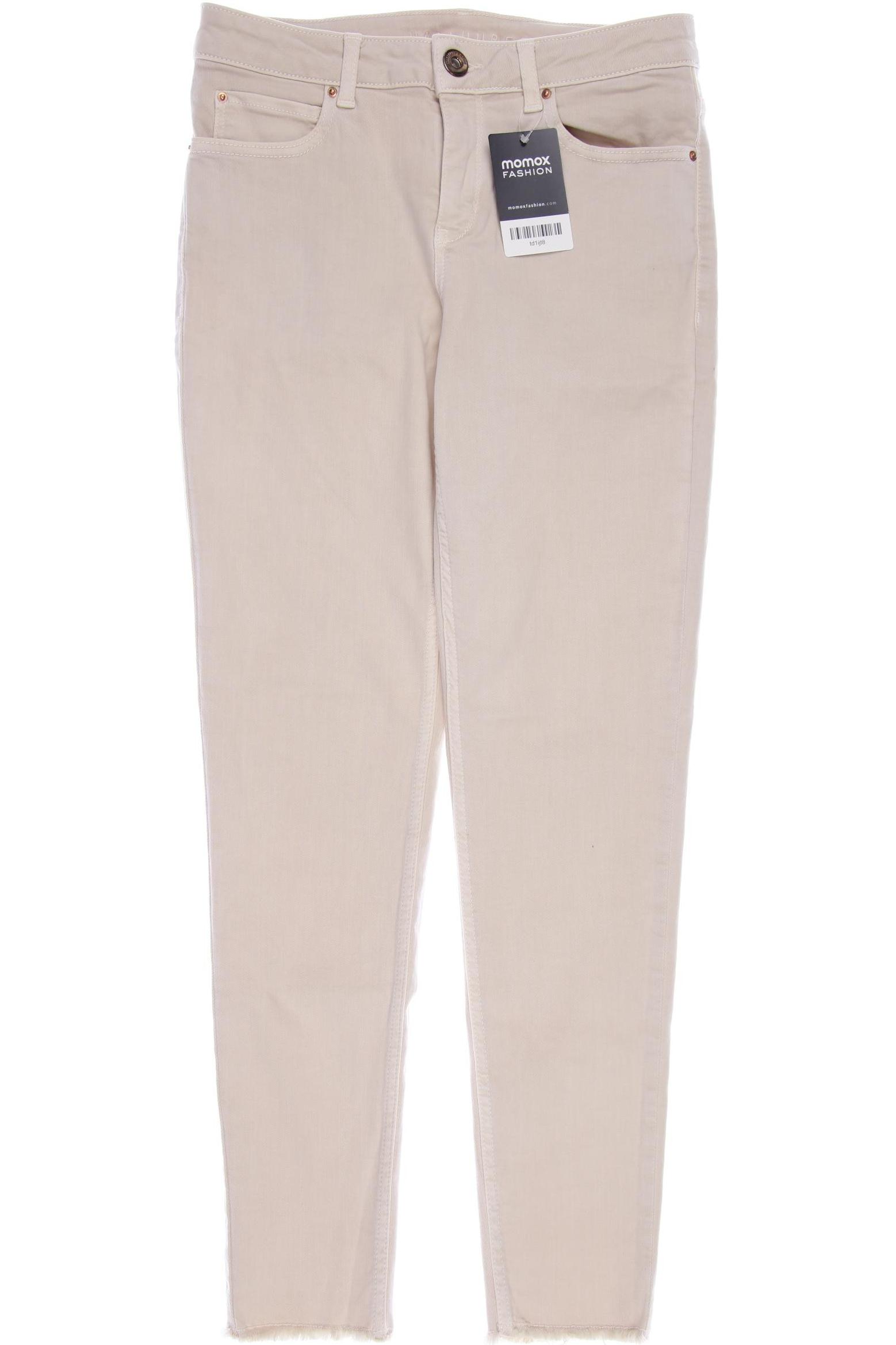 

Hallhuber Damen Jeans, cremeweiß, Gr. 38