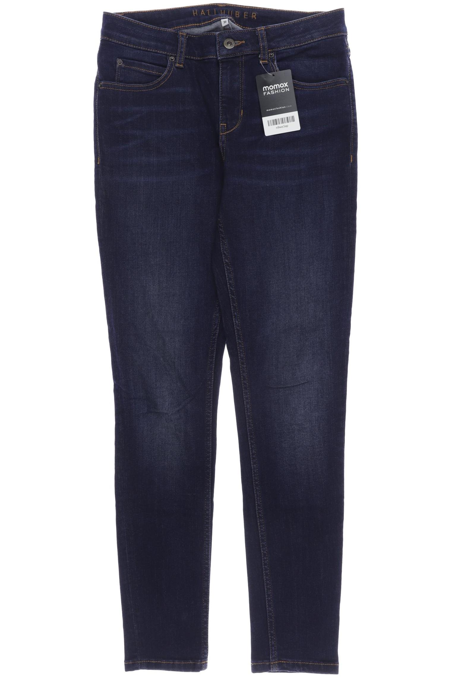 

Hallhuber Damen Jeans, marineblau, Gr. 36