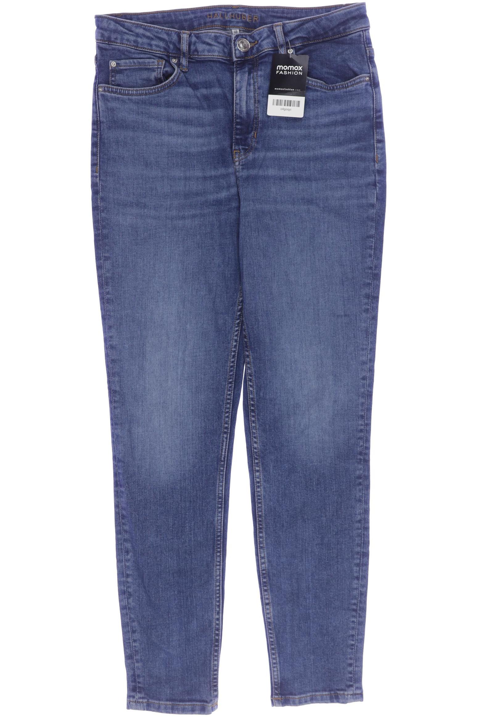 

Hallhuber Damen Jeans, marineblau, Gr. 40
