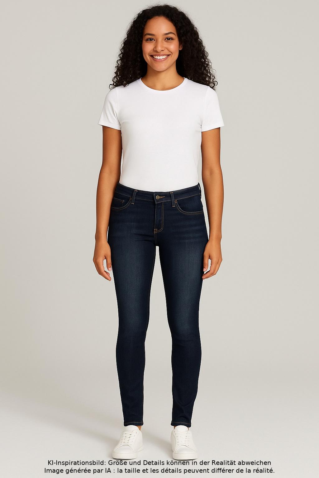 

Hallhuber Damen Jeans, marineblau, Gr. 36