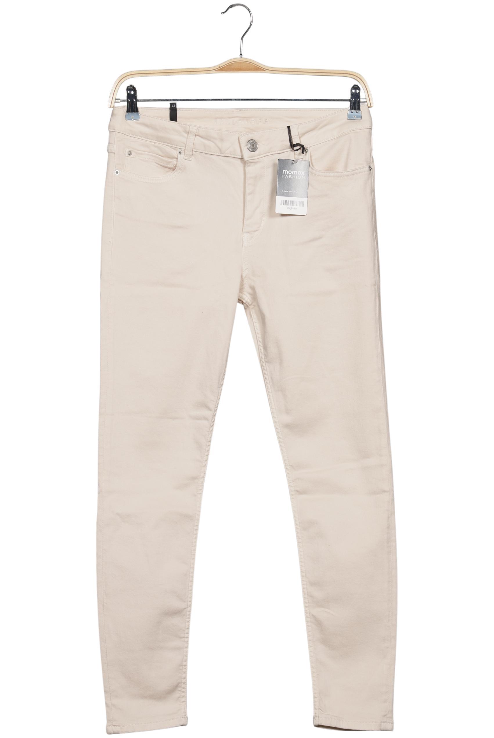 

Hallhuber Damen Jeans, cremeweiß, Gr. 42