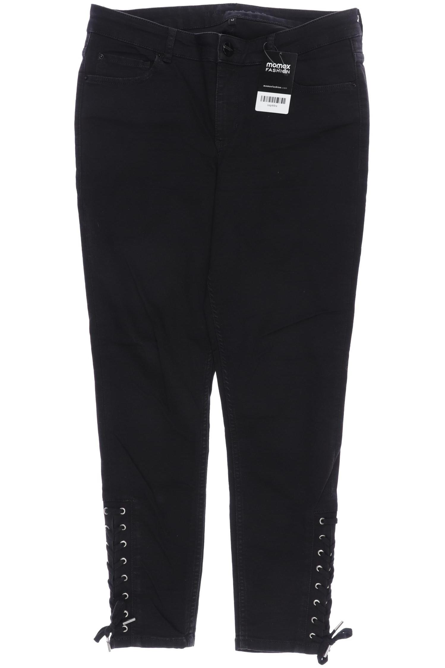 

Hallhuber Damen Jeans, schwarz, Gr. 42