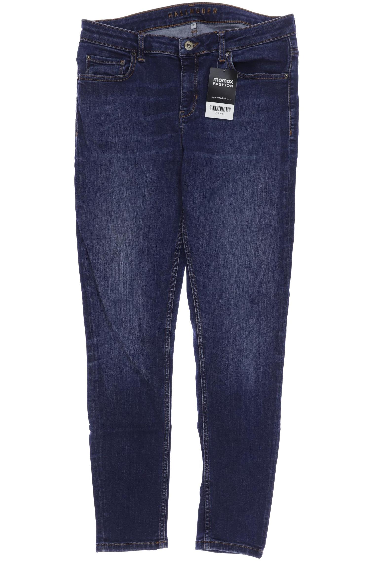 

Hallhuber Damen Jeans, marineblau, Gr. 40