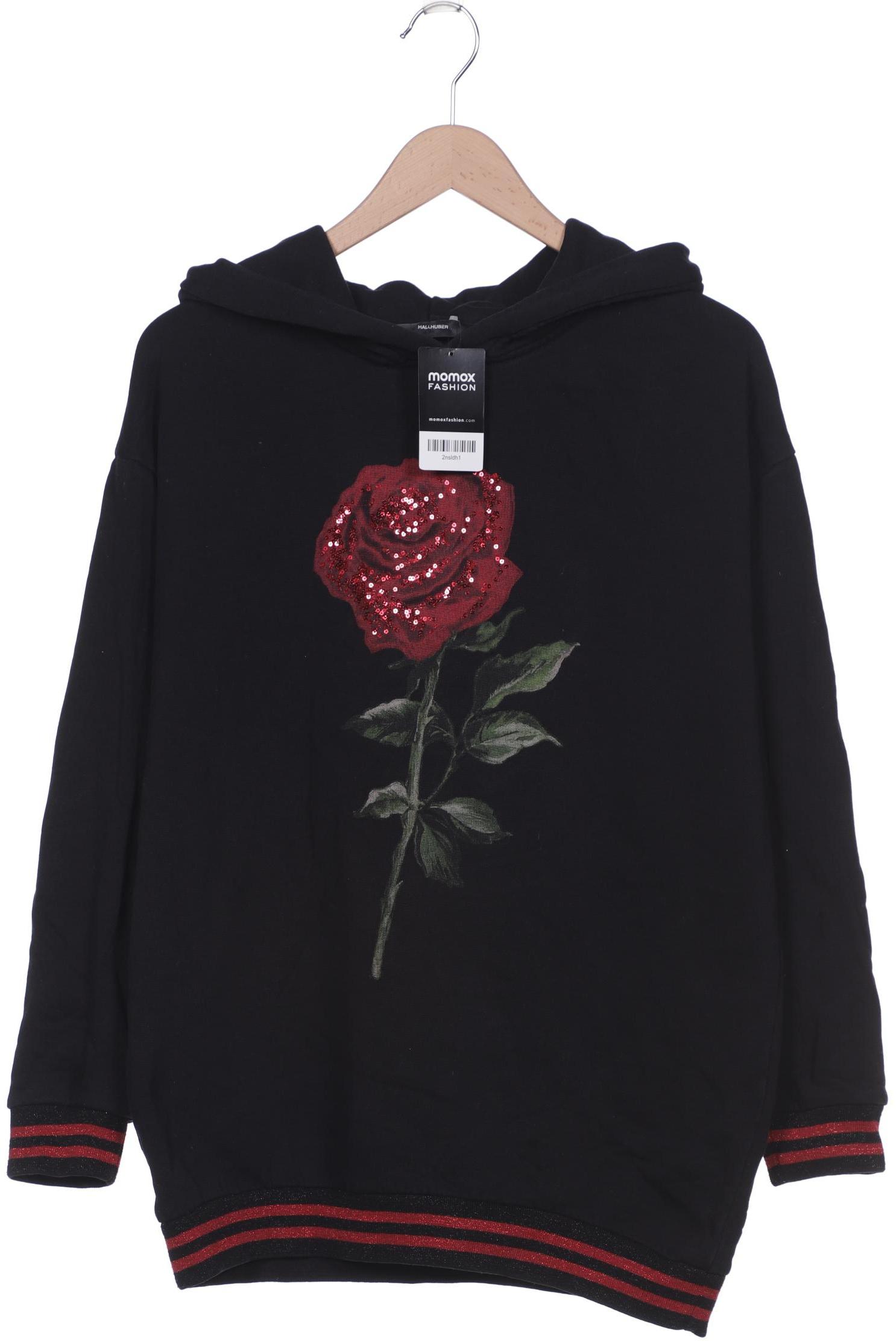 

Hallhuber Damen Kapuzenpullover, schwarz