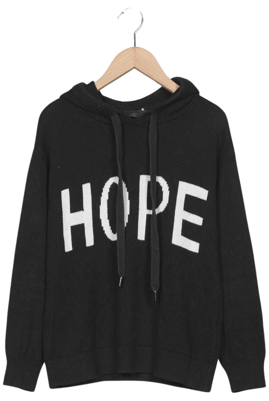 

Hallhuber Damen Kapuzenpullover, schwarz, Gr. 38