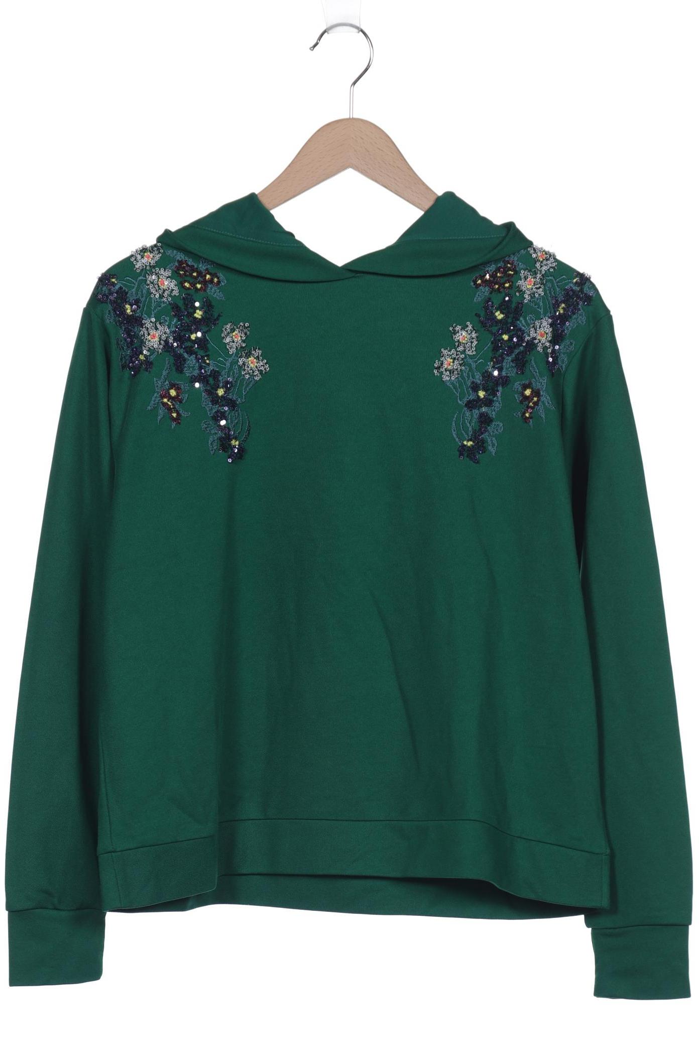 

Hallhuber Damen Kapuzenpullover, grün, Gr. 38