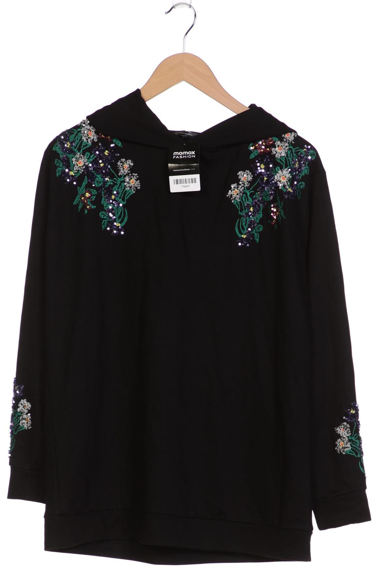 

Hallhuber Damen Kapuzenpullover, schwarz, Gr. 38