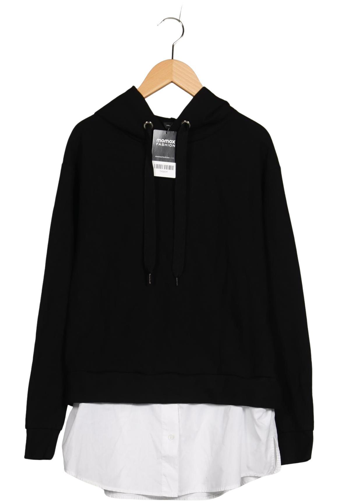 

Hallhuber Damen Kapuzenpullover, schwarz, Gr. 36