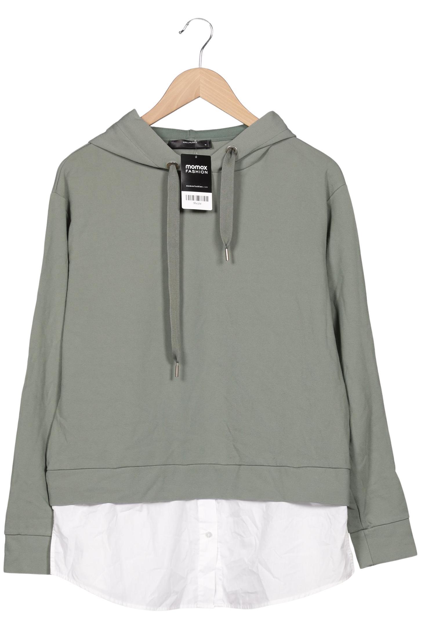 

Hallhuber Damen Kapuzenpullover, grün, Gr. 38