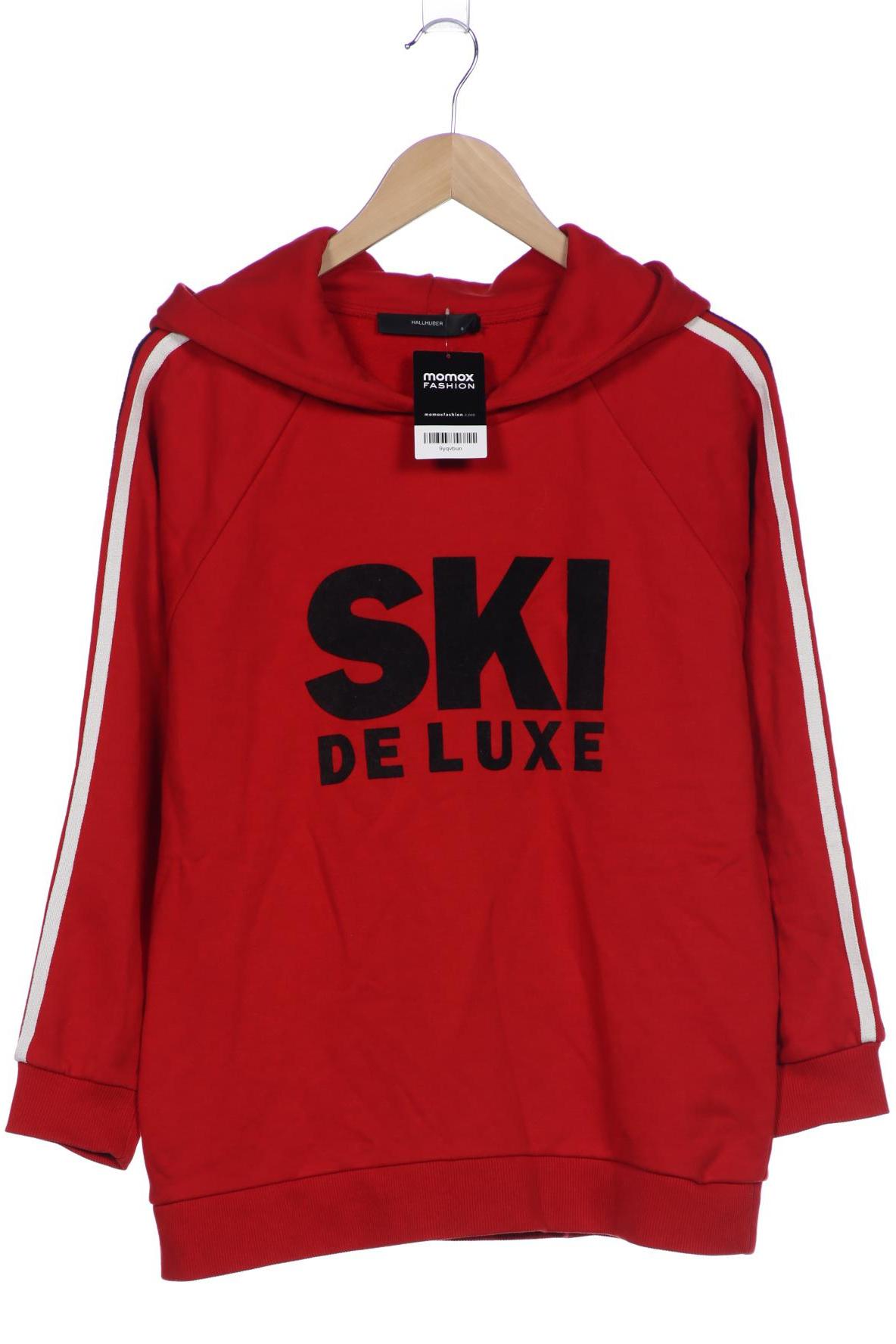 

Hallhuber Damen Kapuzenpullover, rot, Gr. 36