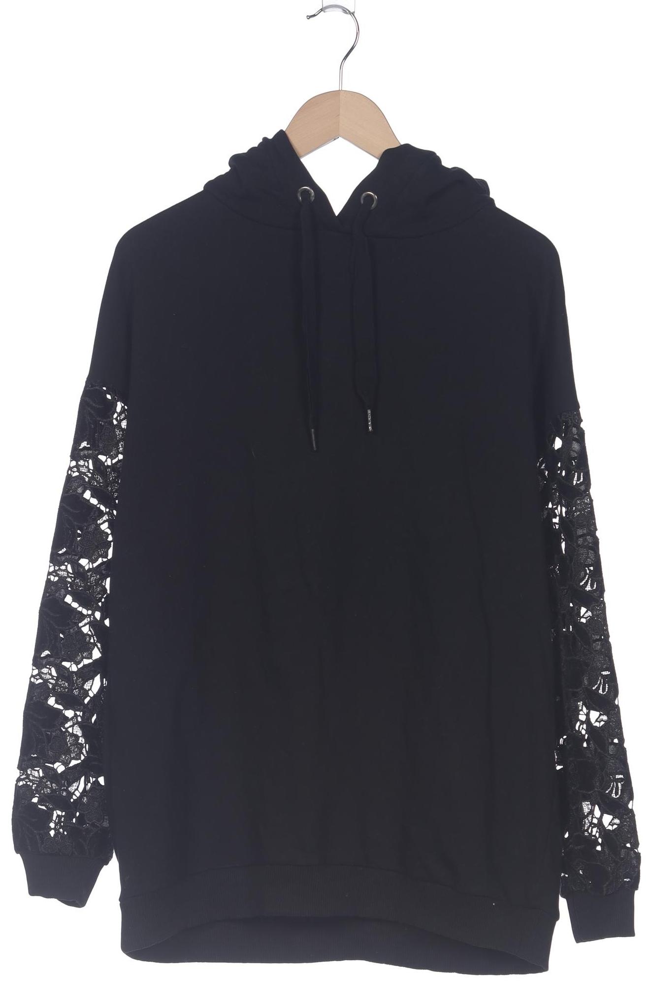 

Hallhuber Damen Kapuzenpullover, schwarz, Gr. 42