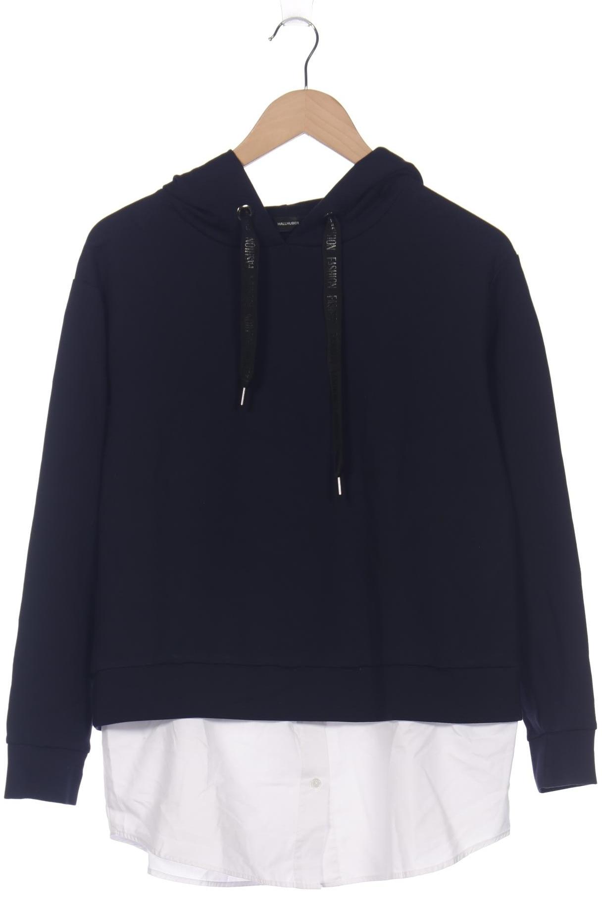 

Hallhuber Damen Kapuzenpullover, marineblau, Gr. 36