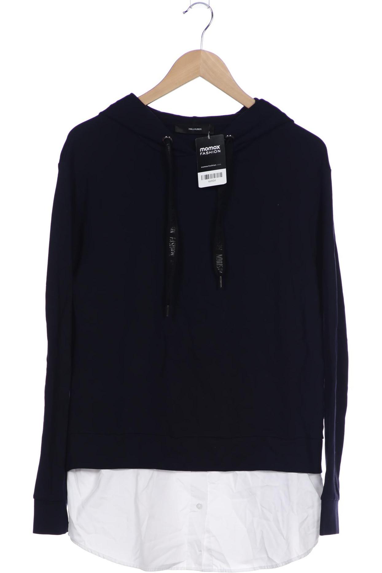 

Hallhuber Damen Kapuzenpullover, marineblau, Gr. 42