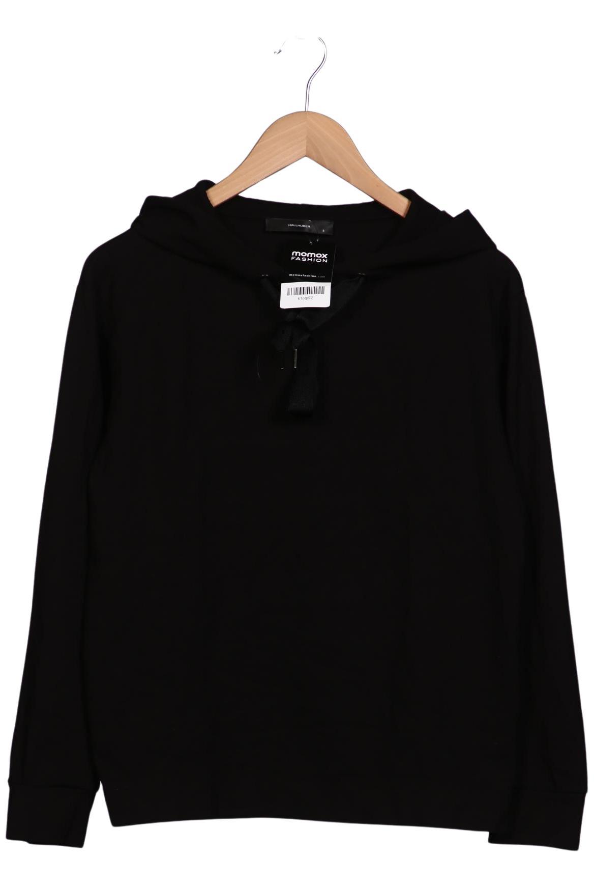 

Hallhuber Damen Kapuzenpullover, schwarz, Gr. 36