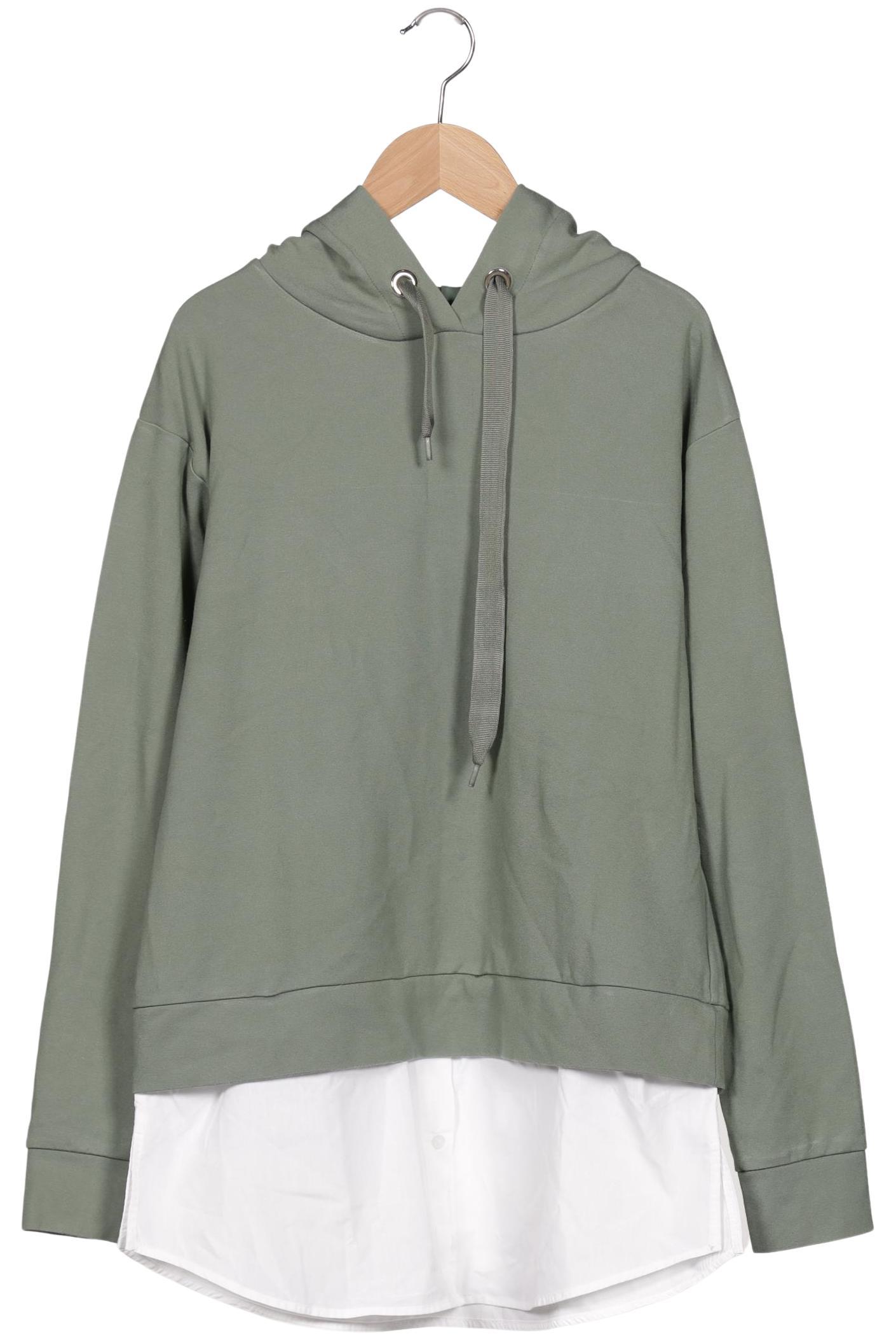 

Hallhuber Damen Kapuzenpullover, grün, Gr. 36