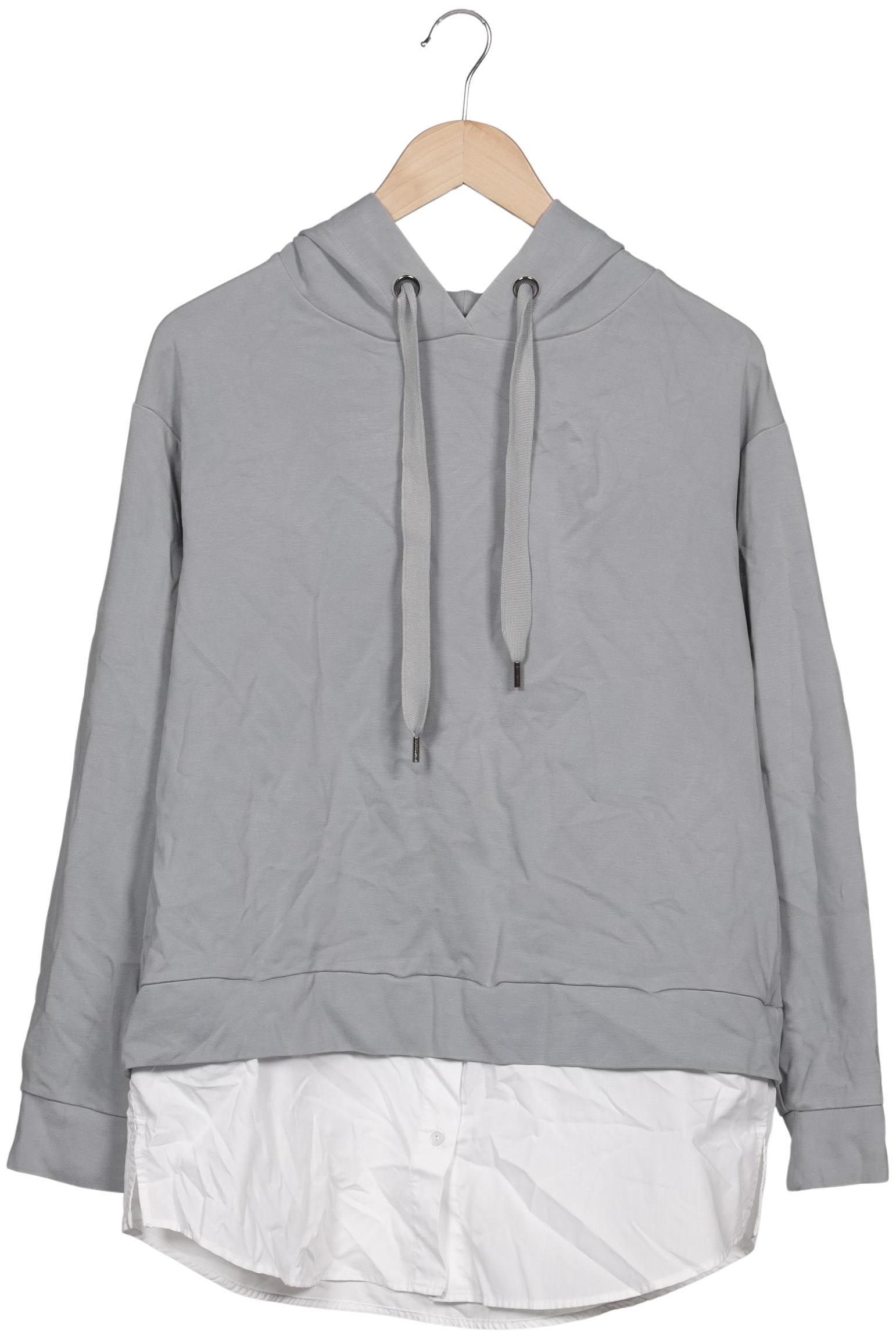 

Hallhuber Damen Kapuzenpullover, grau, Gr. 38