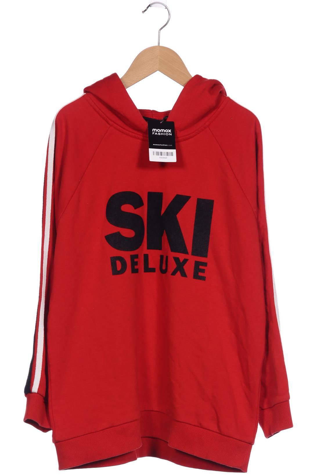

Hallhuber Damen Kapuzenpullover, rot, Gr. 36
