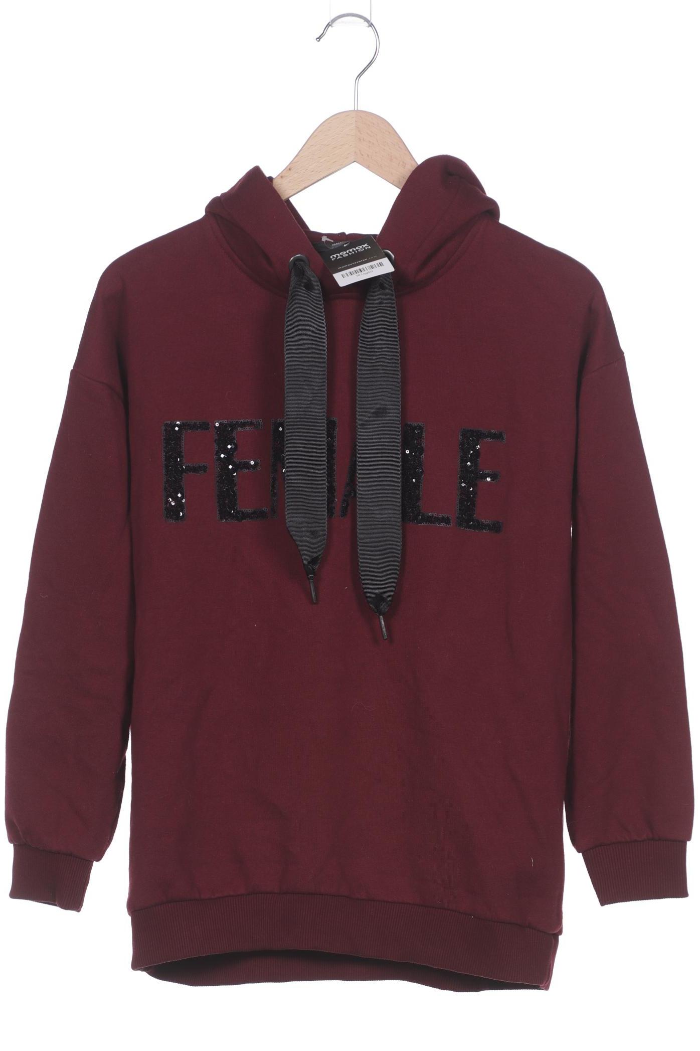 

Hallhuber Damen Kapuzenpullover, bordeaux, Gr. 36