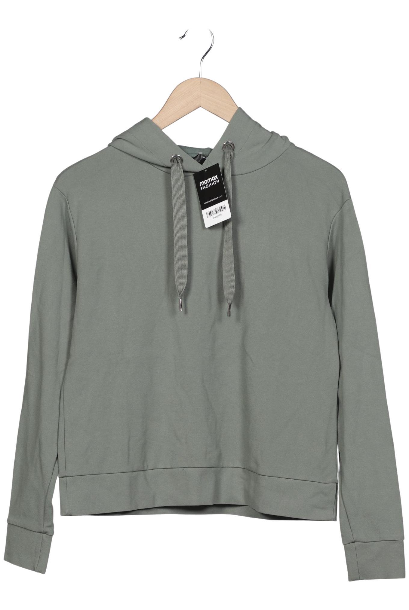 

Hallhuber Damen Kapuzenpullover, grün, Gr. 34