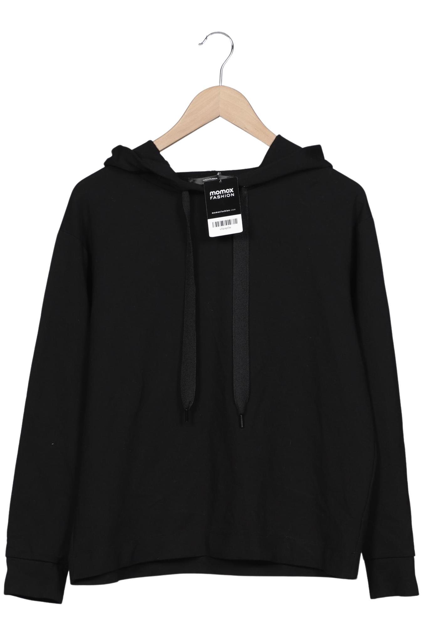 

Hallhuber Damen Kapuzenpullover, schwarz, Gr. 42