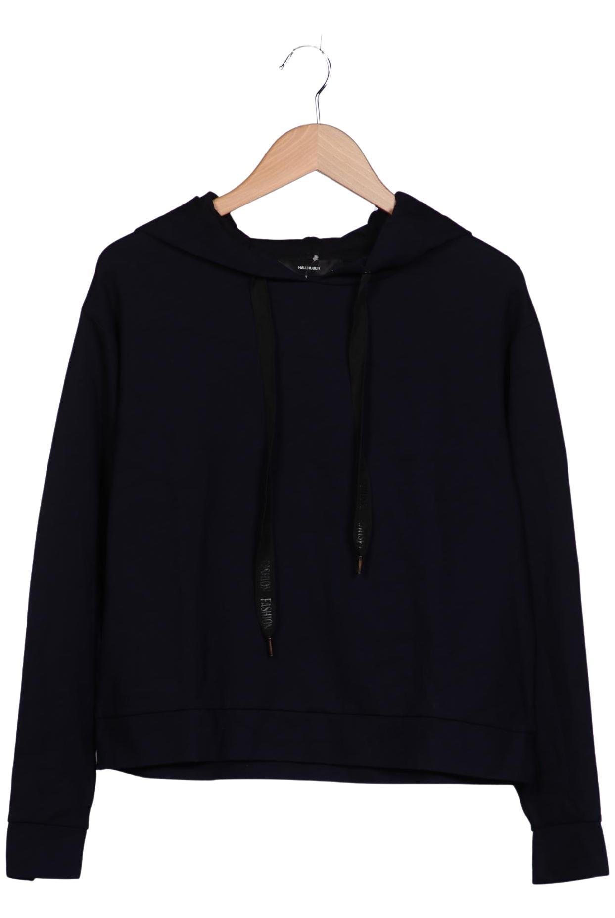 

Hallhuber Damen Kapuzenpullover, marineblau, Gr. 42
