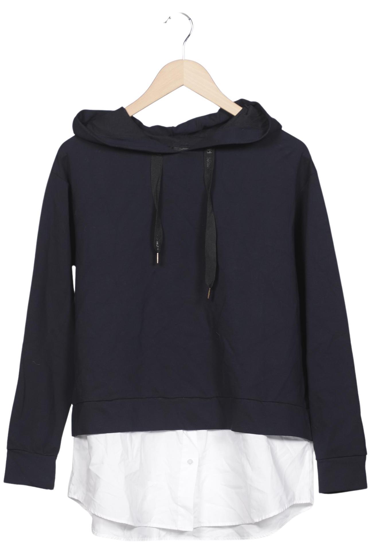 

Hallhuber Damen Kapuzenpullover, marineblau, Gr. 44