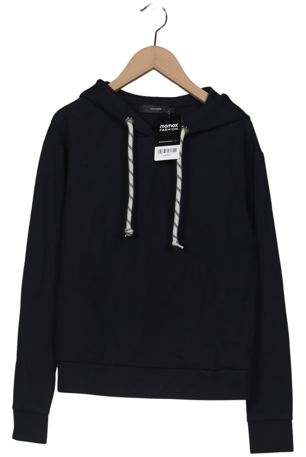 

Hallhuber Damen Kapuzenpullover, marineblau, Gr. 36