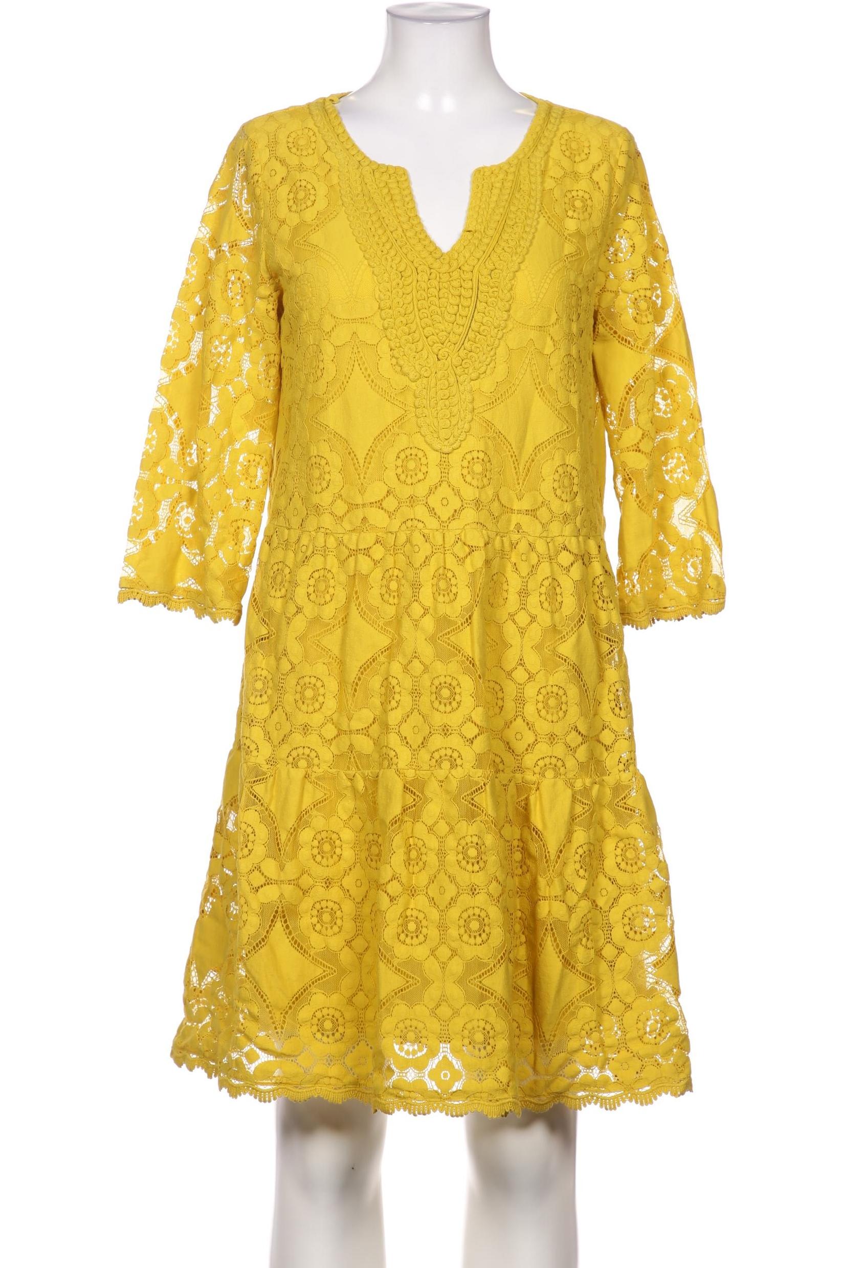 

Hallhuber Damen Kleid, gelb, Gr. 40