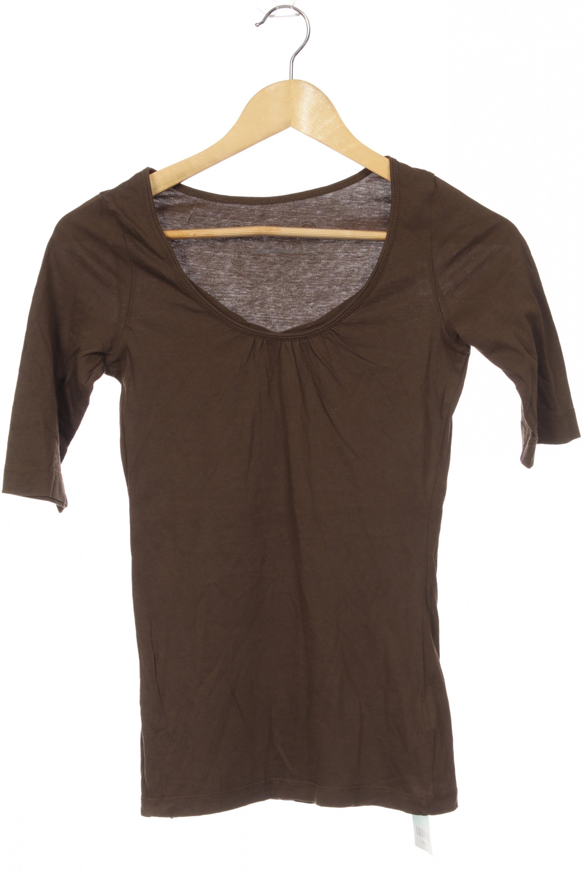 

Hallhuber Damen Langarmshirt, braun, Gr.