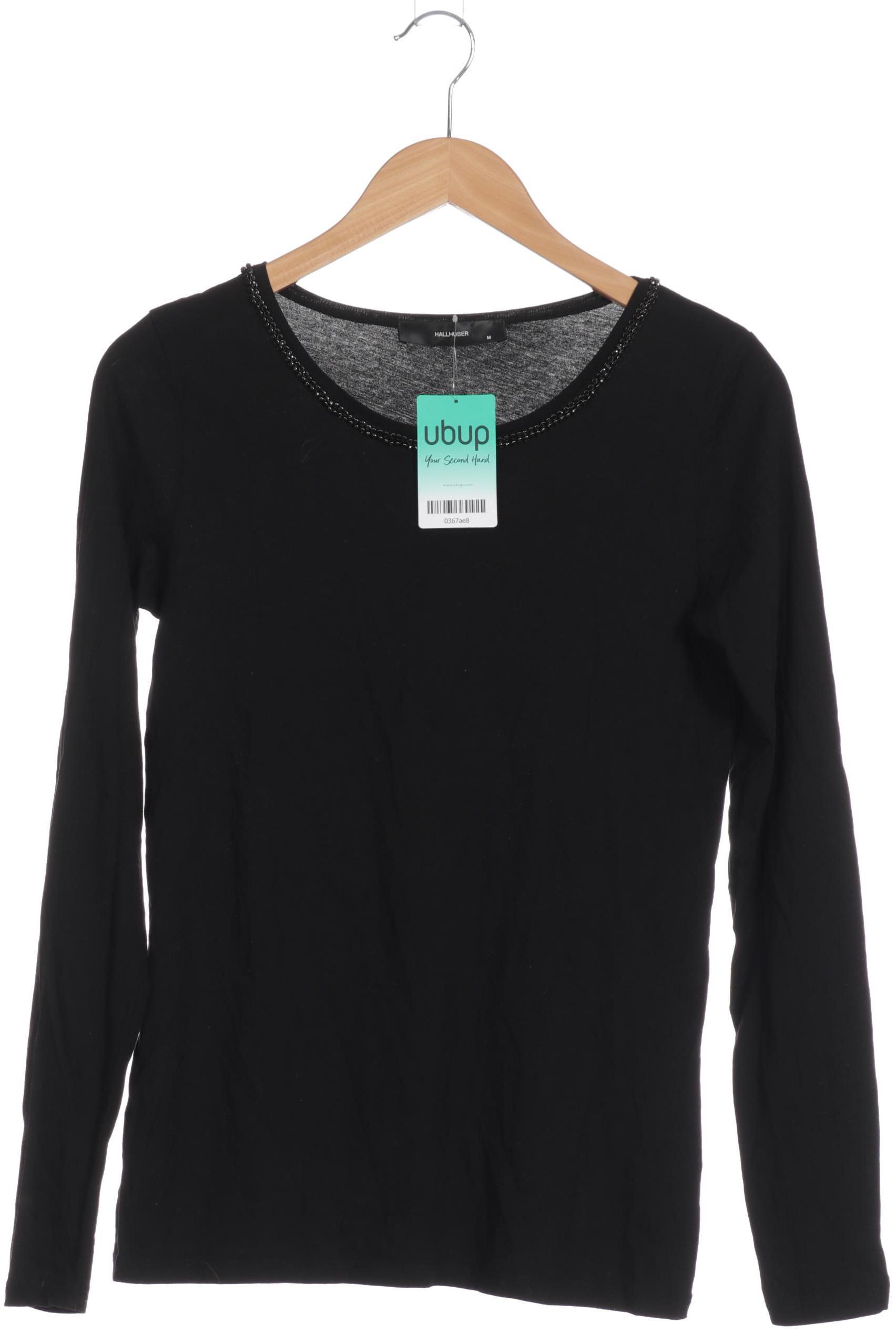 

Hallhuber Damen Langarmshirt, schwarz, Gr.