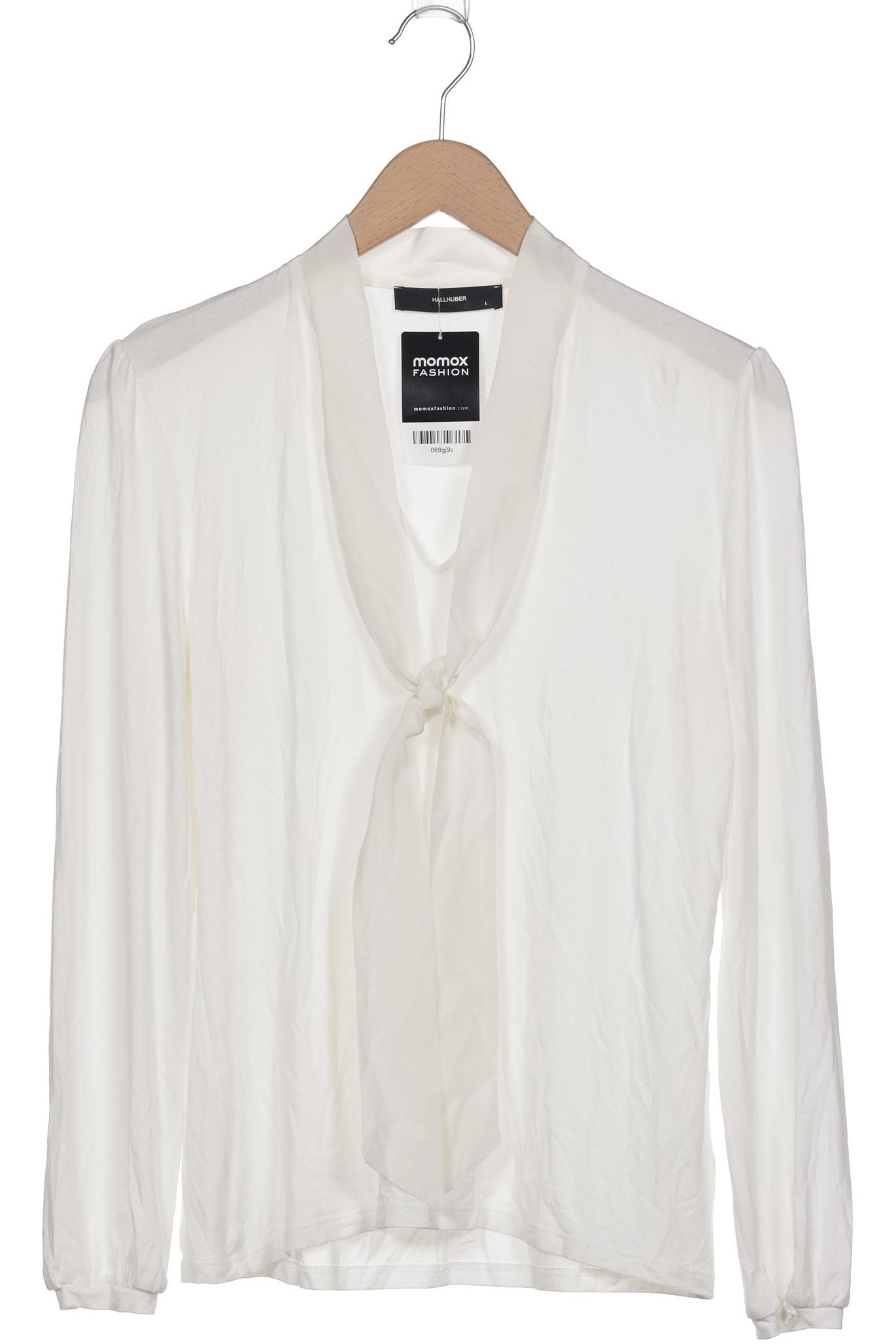 

Hallhuber Damen Langarmshirt, weiß, Gr. 42