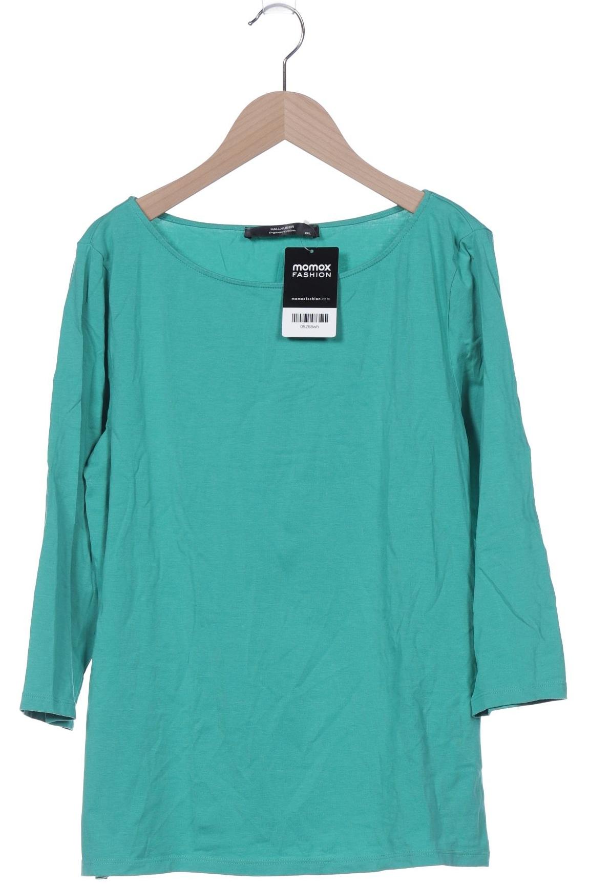 

Hallhuber Damen Langarmshirt, grün, Gr. 46