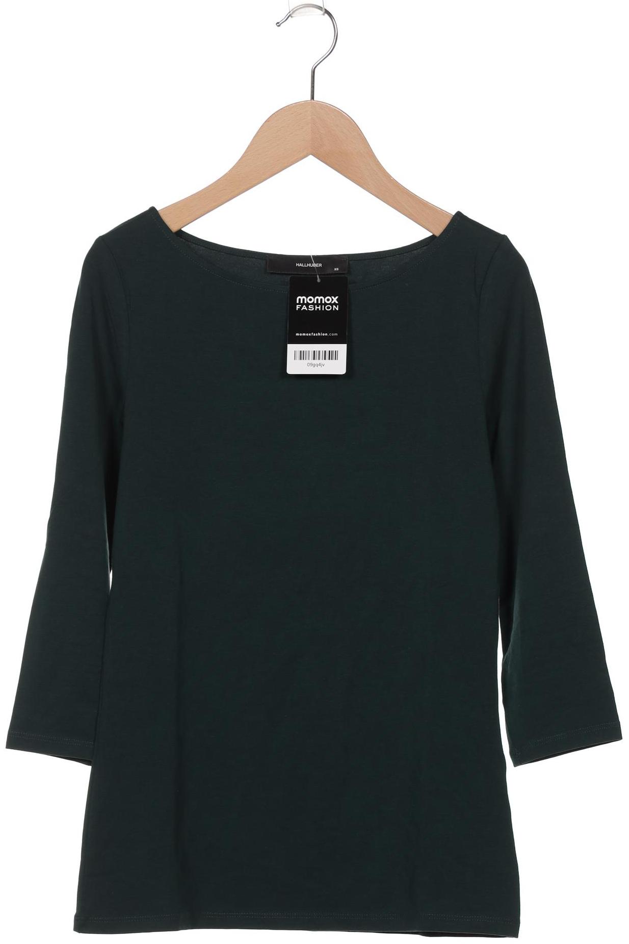 

Hallhuber Damen Langarmshirt, grün, Gr. 34