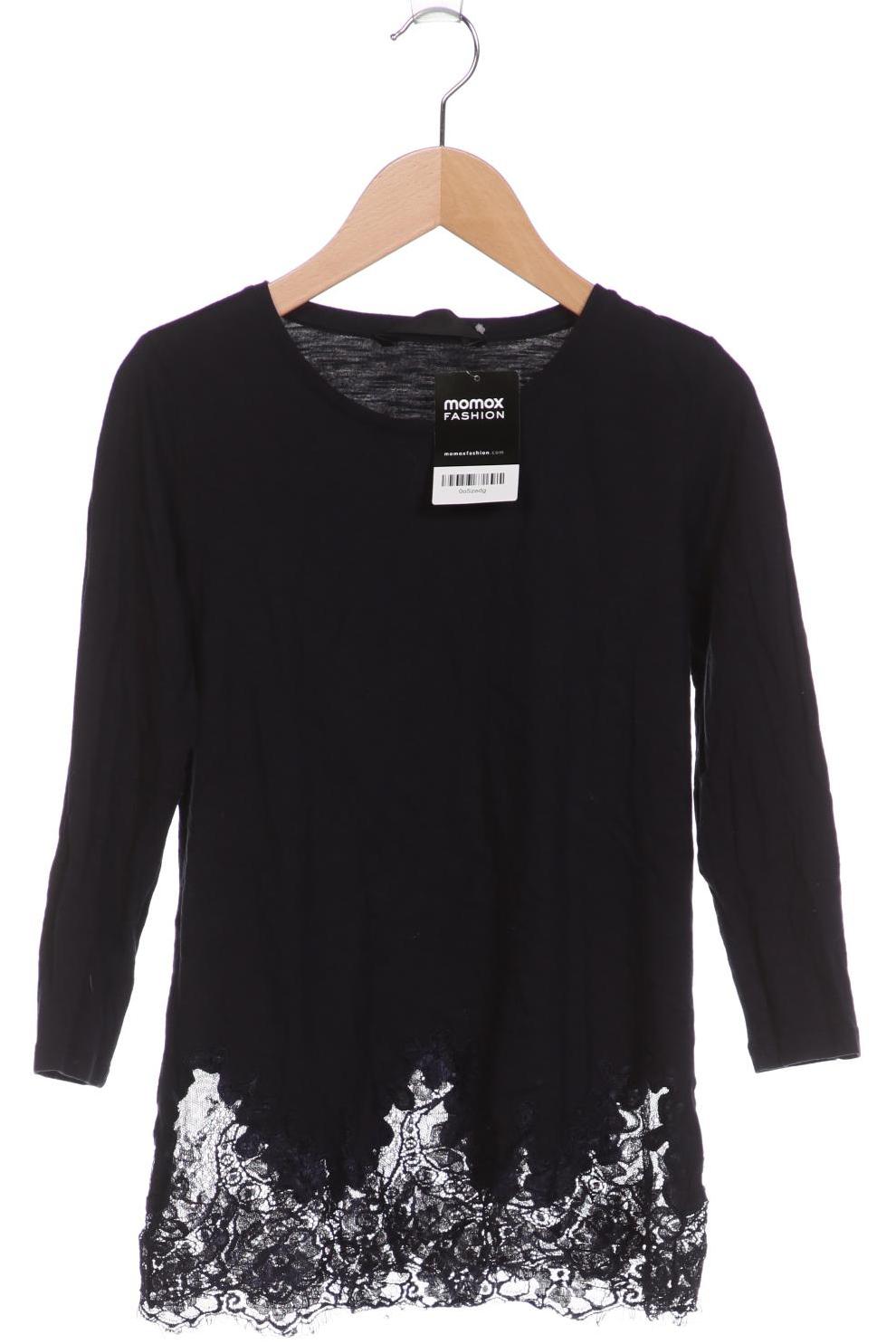 

Hallhuber Damen Langarmshirt, marineblau, Gr. 34