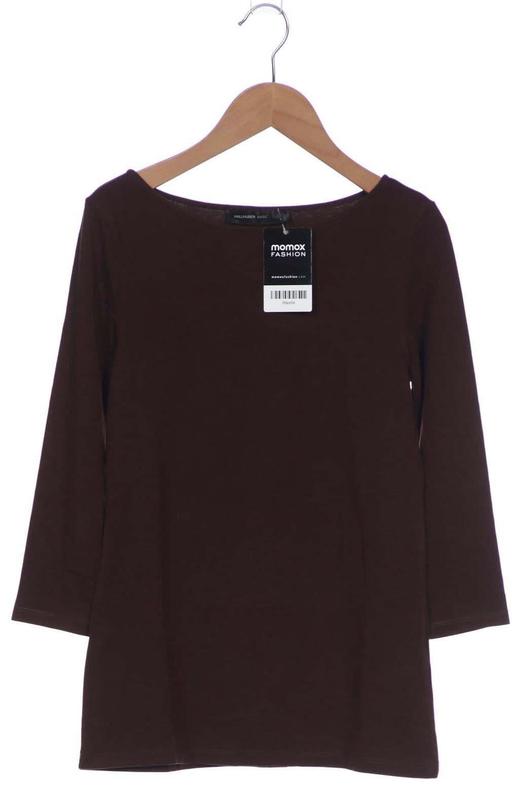 

Hallhuber Damen Langarmshirt, braun, Gr. 36