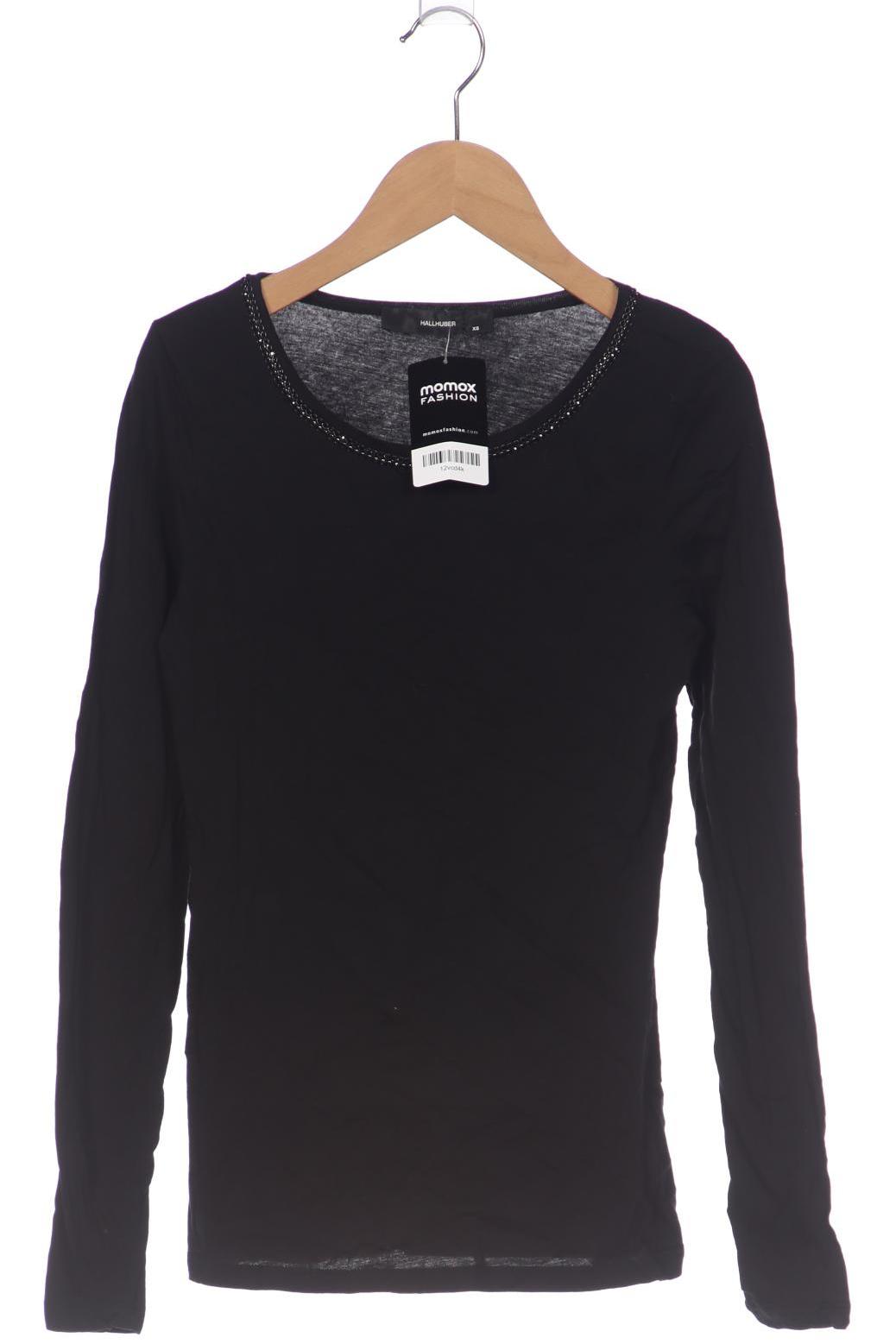 

Hallhuber Damen Langarmshirt, schwarz, Gr. 34